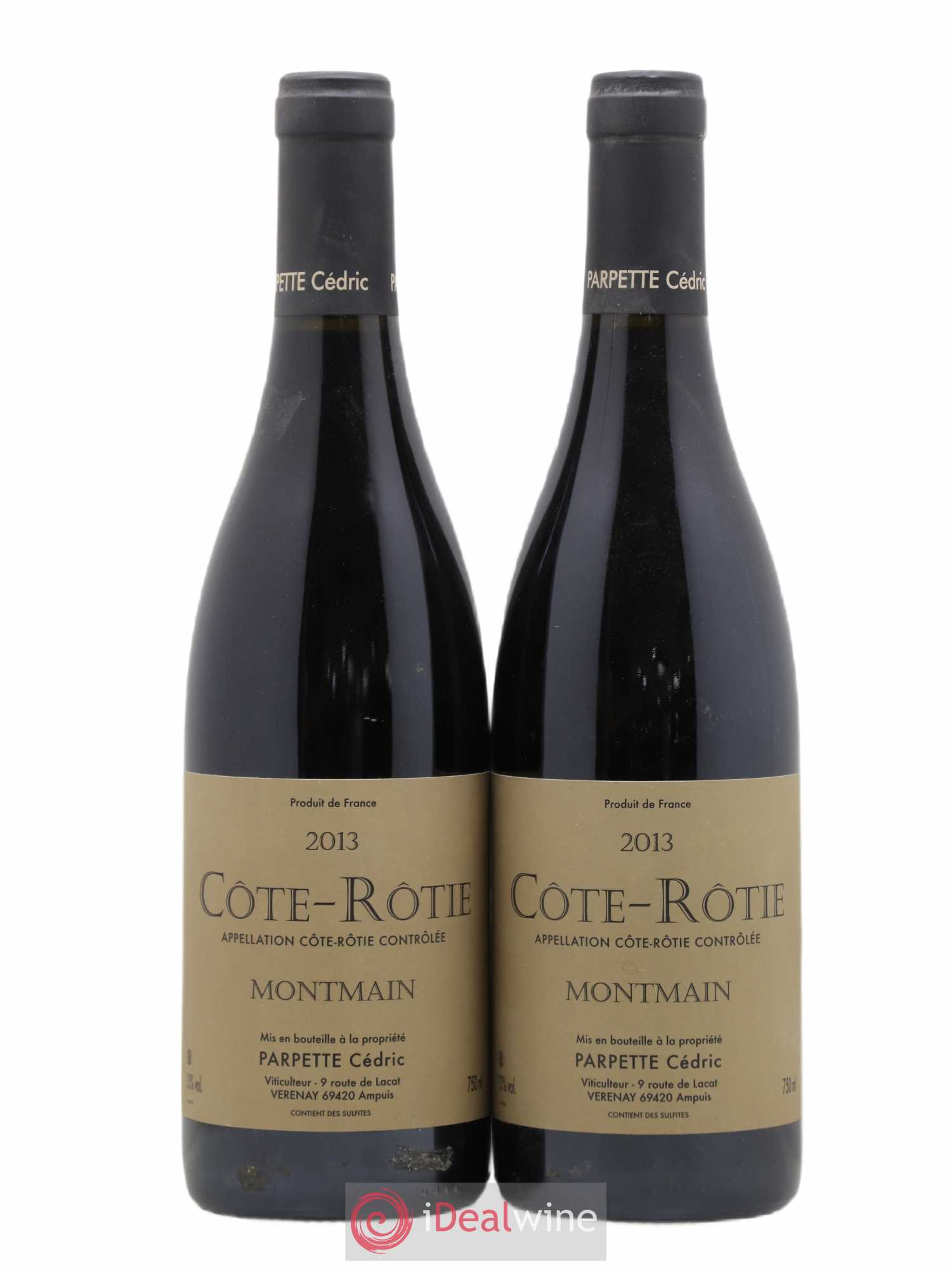 Côte-Rôtie Montmain Parpette 2013 - Posten von 2 Flaschen - 0