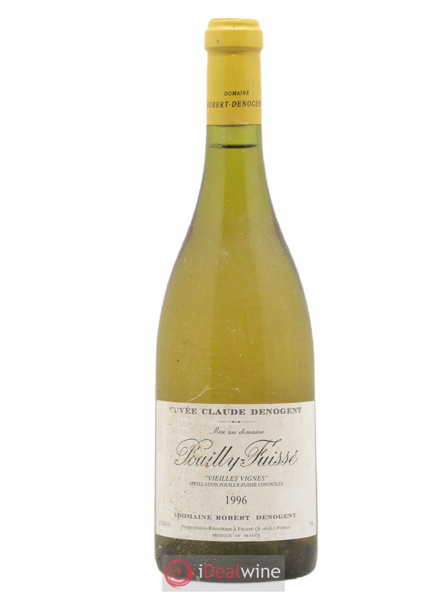 Pouilly-Fuissé Vielles Vignes Cuvee Claude Denogent Robert Denogent 1996 - Posten von 1 Flasche - 0