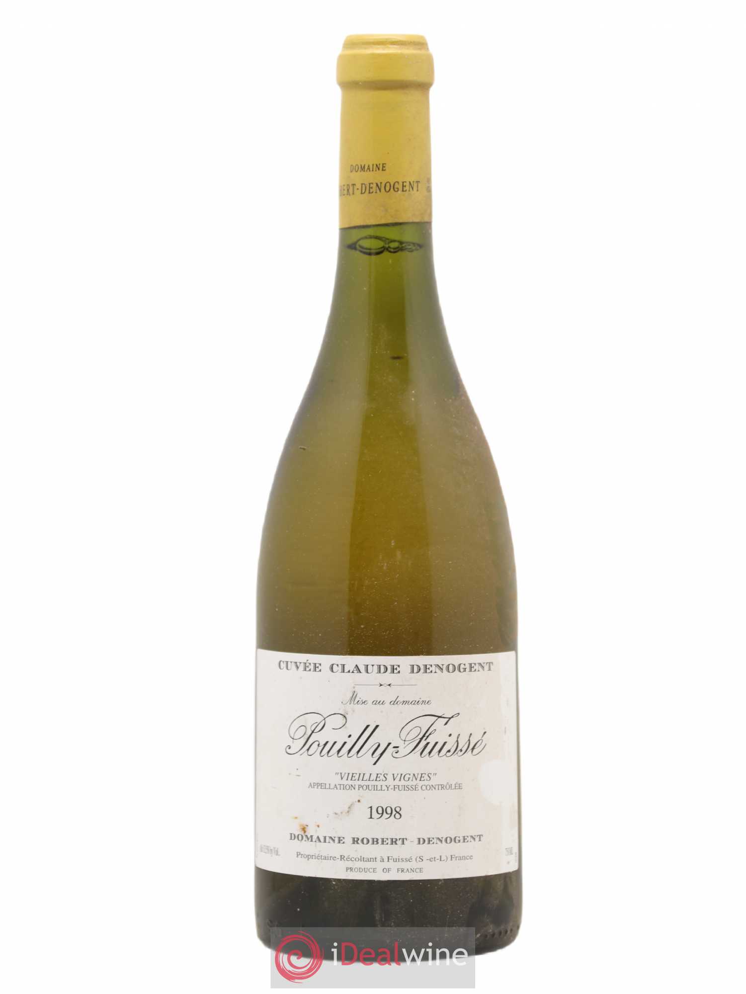 Pouilly-Fuissé Vielles Vignes Cuvee Claude Denogent Robert Denogent 1998 - Posten von 1 Flasche - 0