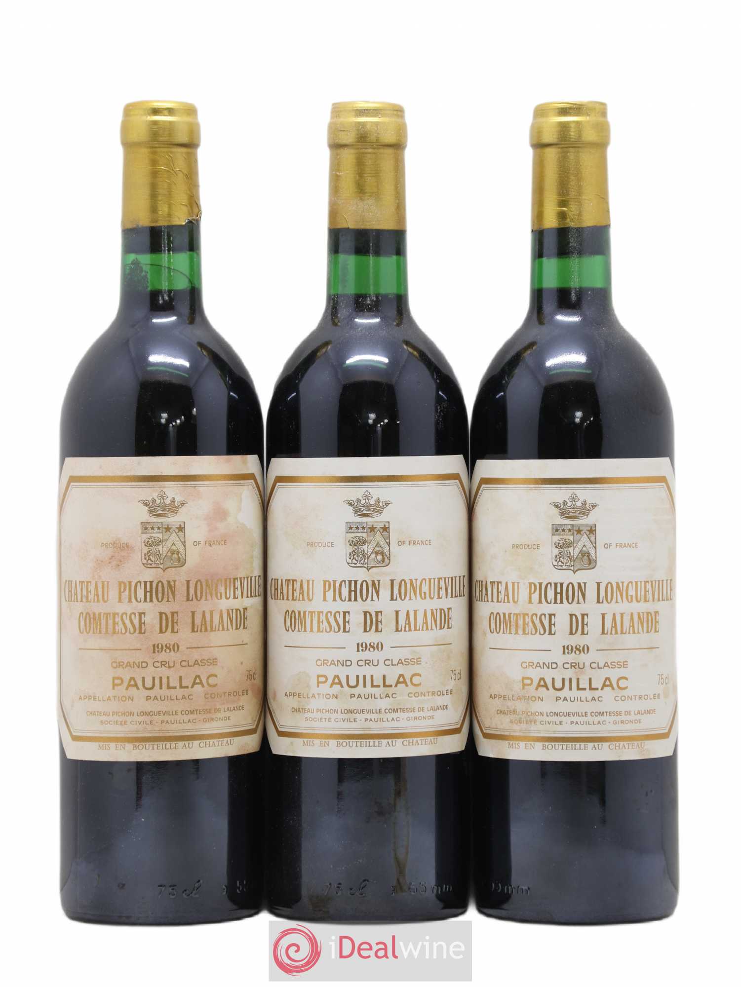 Château Pichon Longueville Comtesse de Lalande 2ème Grand Cru Classé 1980 - Posten von 12 Flaschen - 4