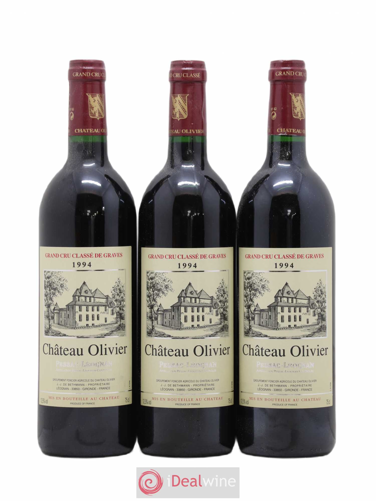 Château Olivier Cru Classé de Graves 1994 - Lot de 12 bouteilles - 2