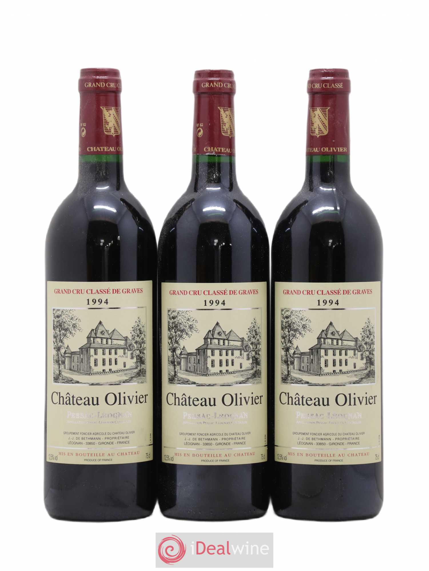 Château Olivier Cru Classé de Graves 1994 - Lot de 12 bouteilles - 3