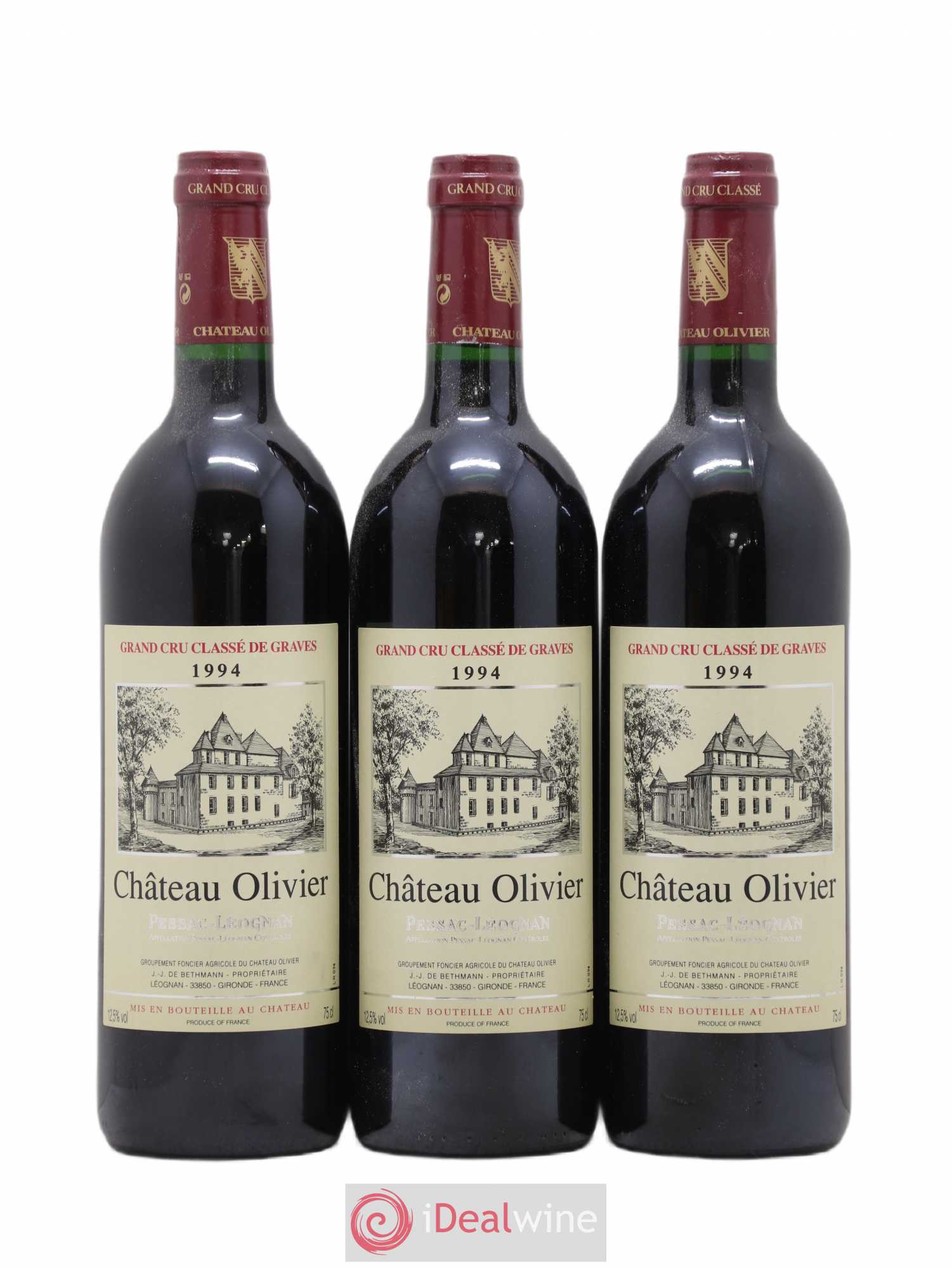Château Olivier Cru Classé de Graves 1994 - Lot de 12 bouteilles - 4