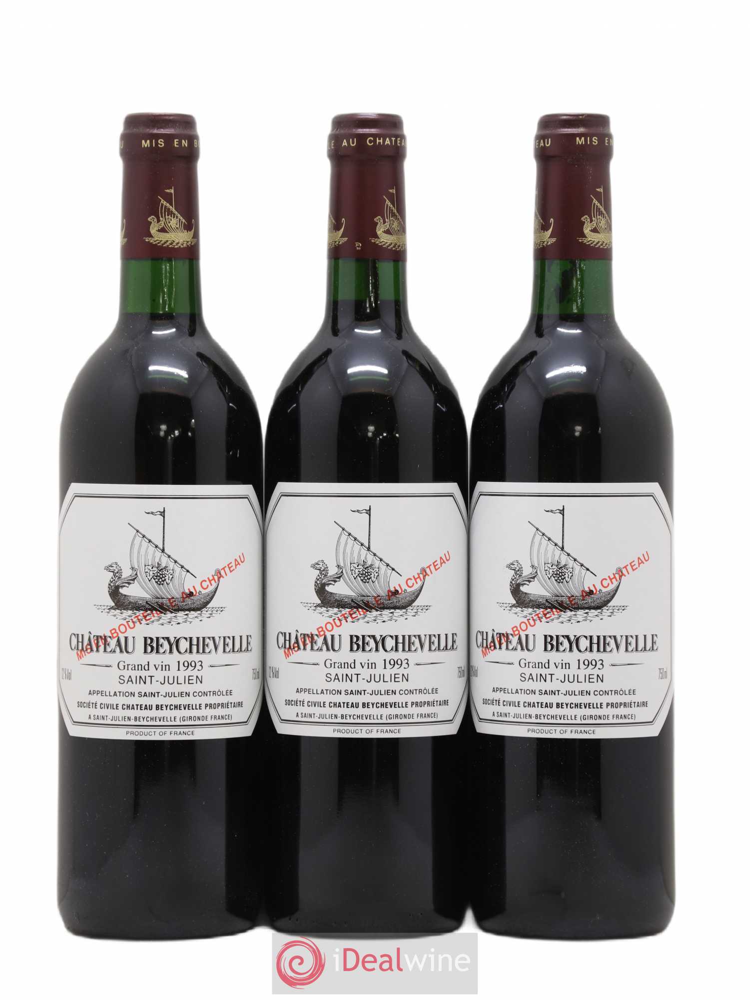 Château Beychevelle 4ème Grand Cru Classé 1993 - Lot de 12 bouteilles - 2
