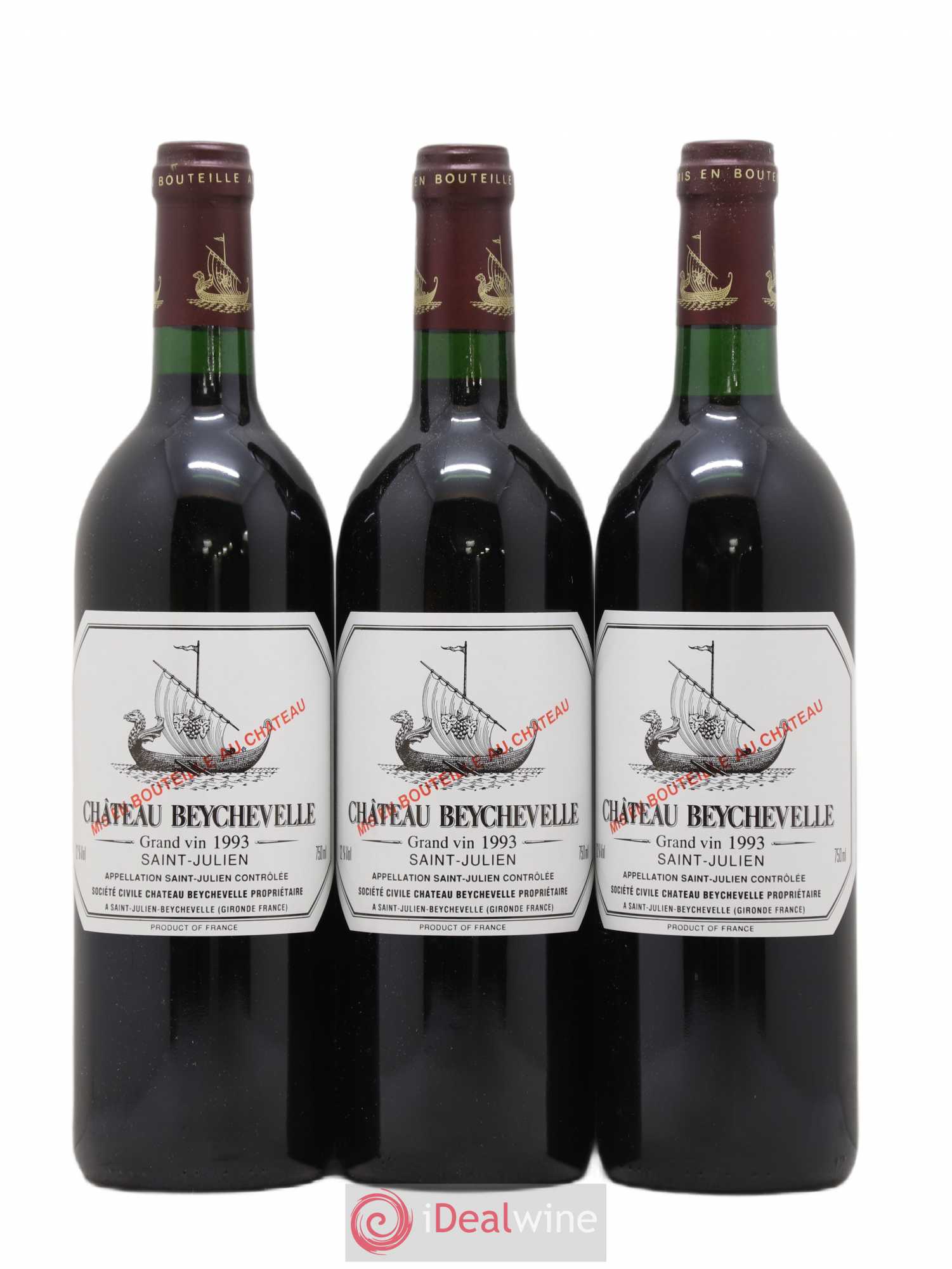 Château Beychevelle 4ème Grand Cru Classé 1993 - Lot de 12 bouteilles - 3