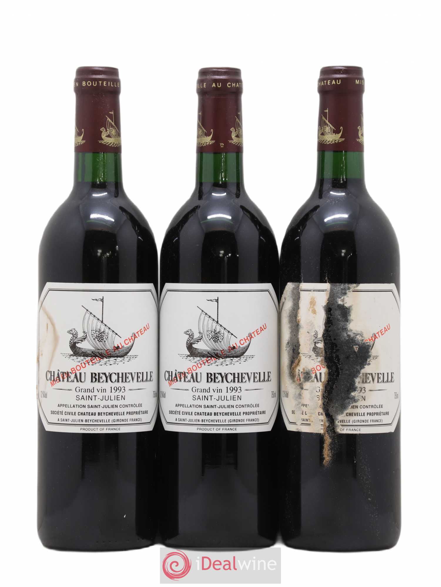 Château Beychevelle 4ème Grand Cru Classé 1993 - Lot de 12 bouteilles - 4