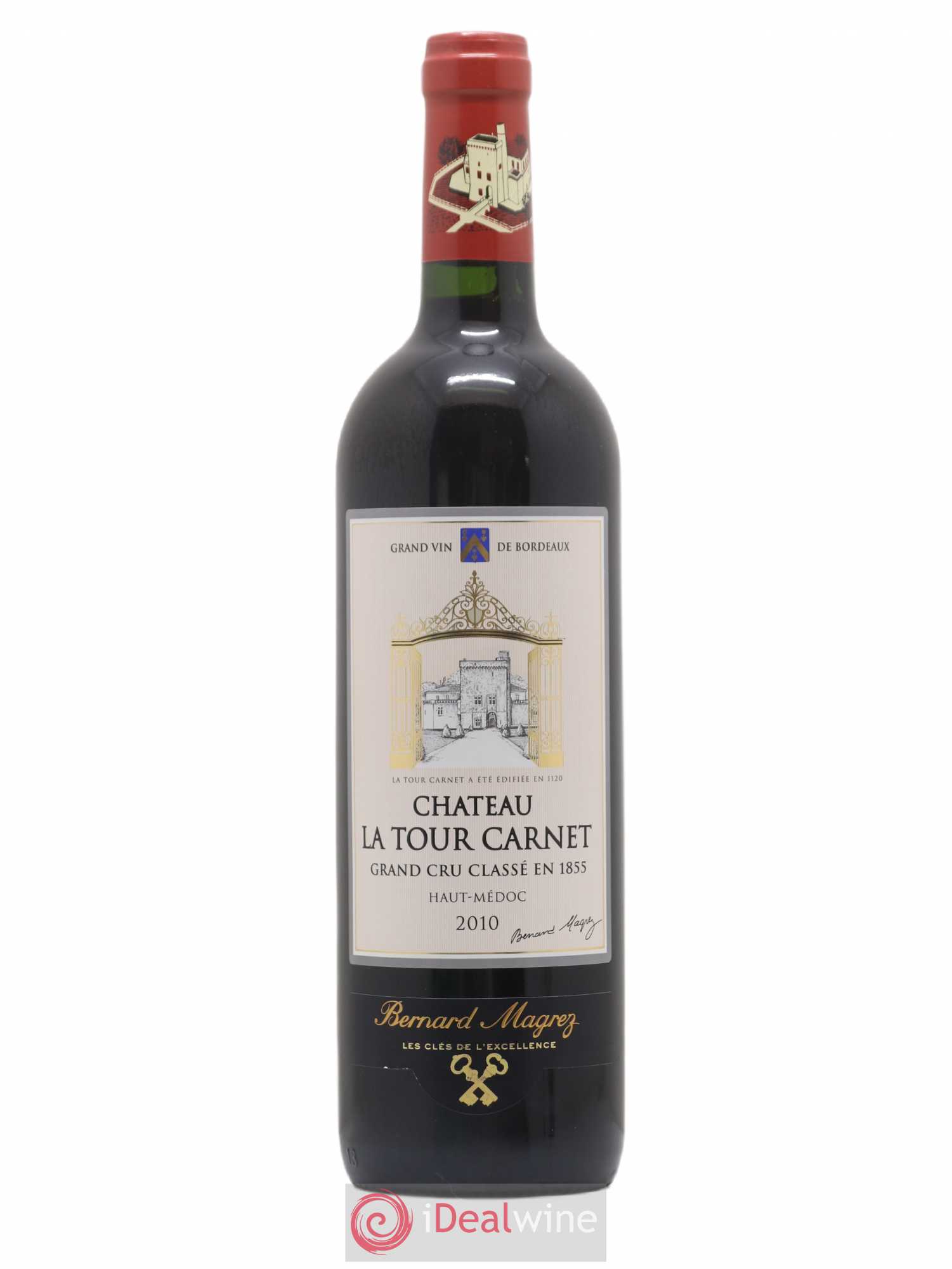 Château la Tour Carnet 4ème Grand Cru Classé 2010 - Lot de 1 bouteille - 0