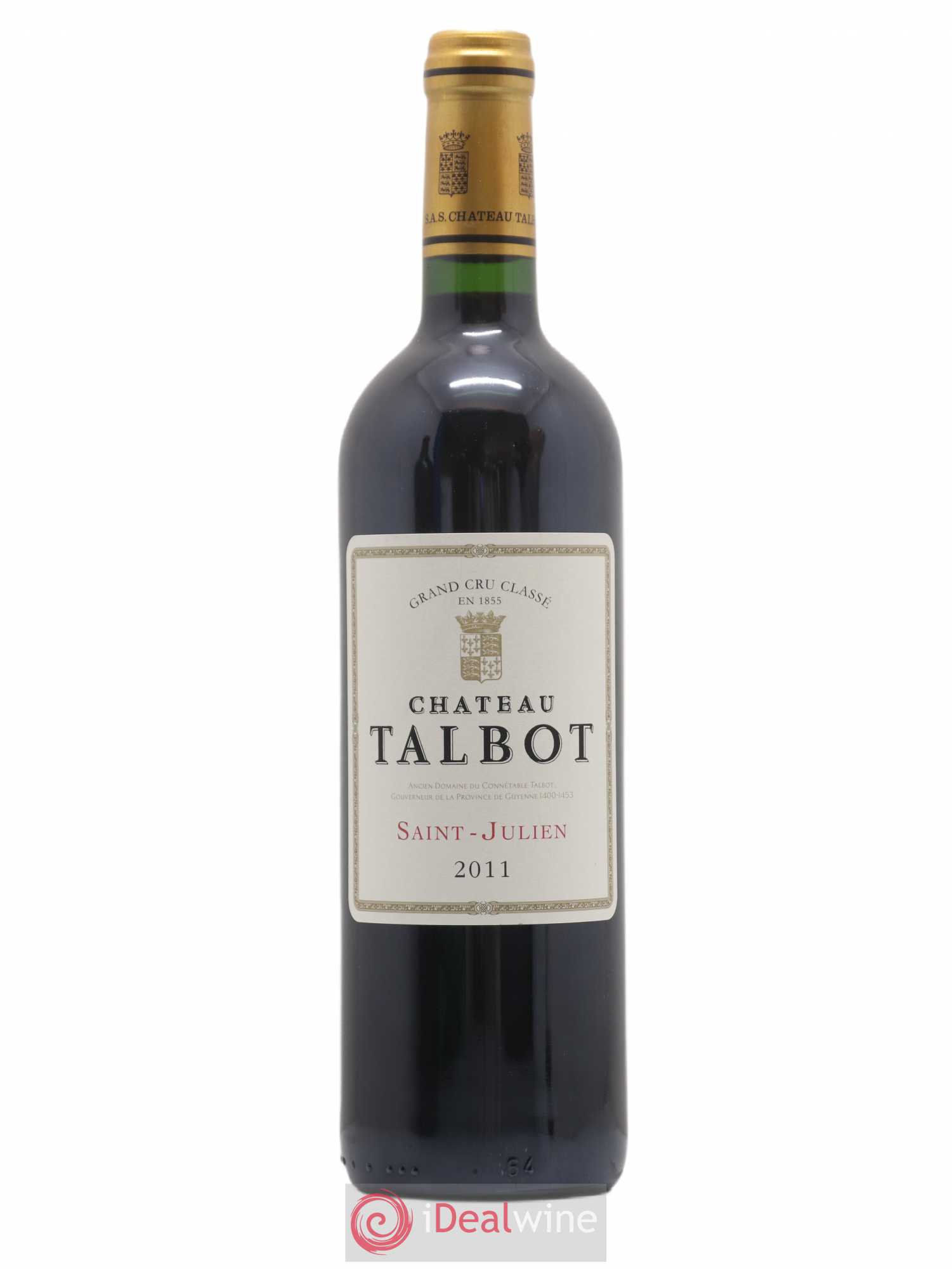 Château Talbot 4ème Grand Cru Classé 2011 - Lot de 1 bouteille - 0