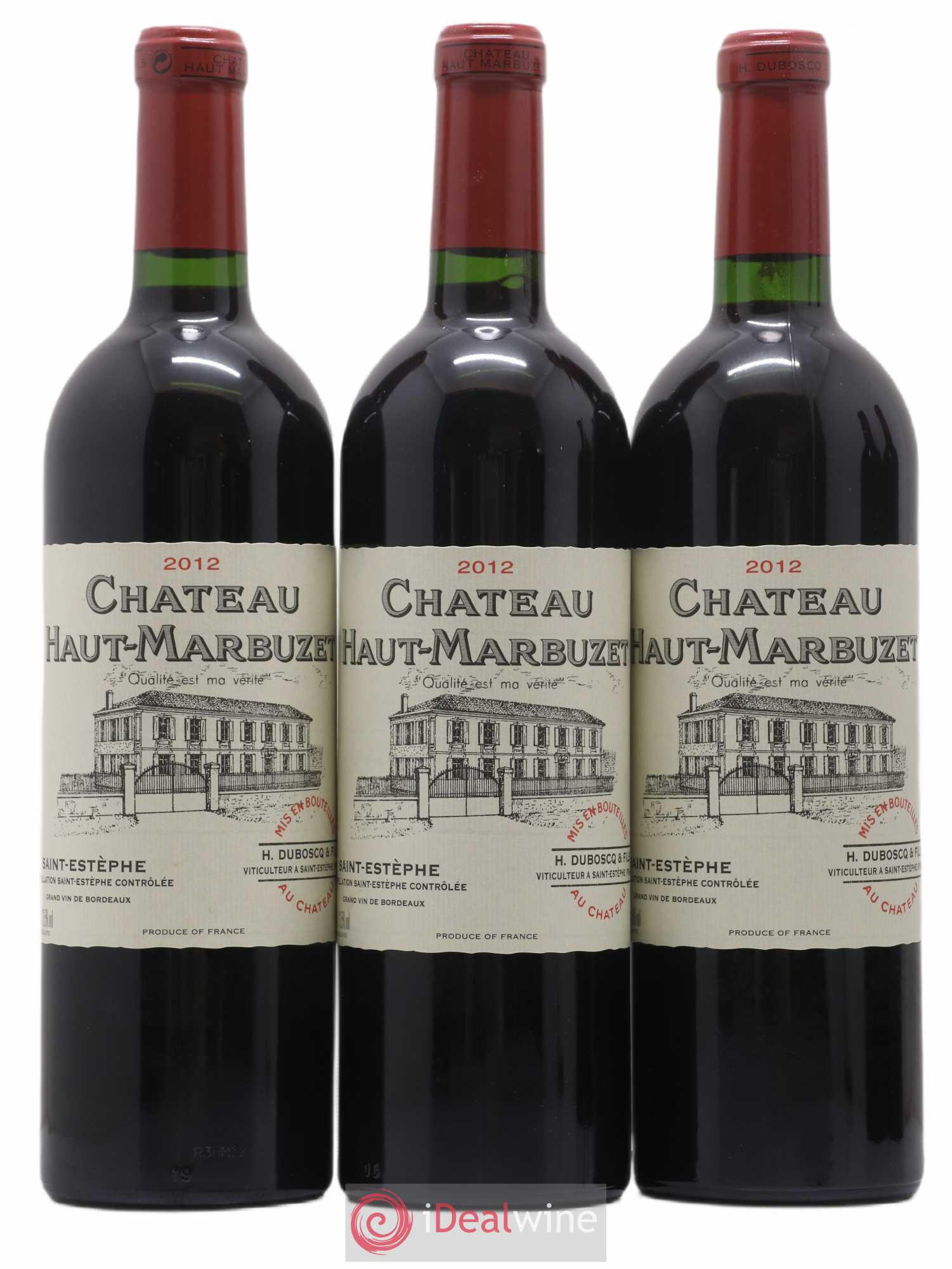 Château Haut Marbuzet 2012 - Lot de 6 bouteilles - 1