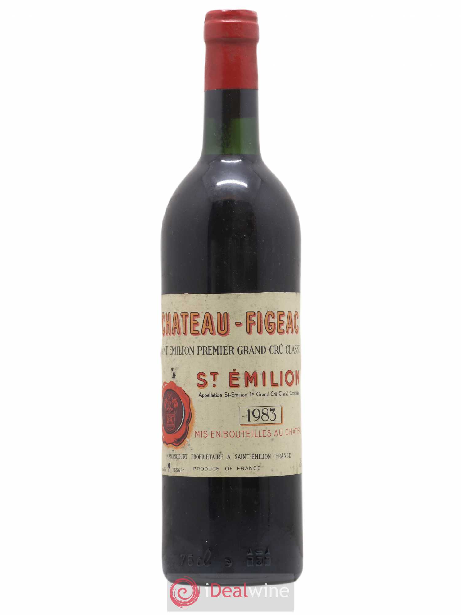 Château Figeac 1er Grand Cru Classé A 1983 - Lot de 1 bouteille - 0