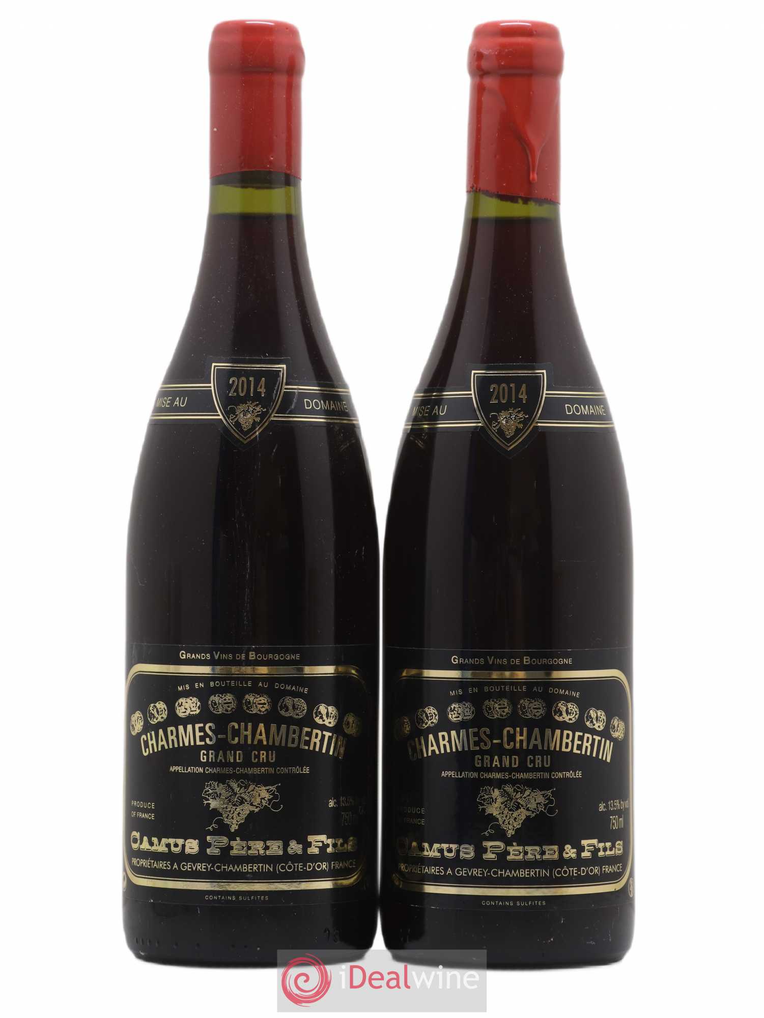 Charmes-Chambertin Grand Cru Camus Père et Fils (Domaine) 2014 - Lot de 2 bouteilles - 0