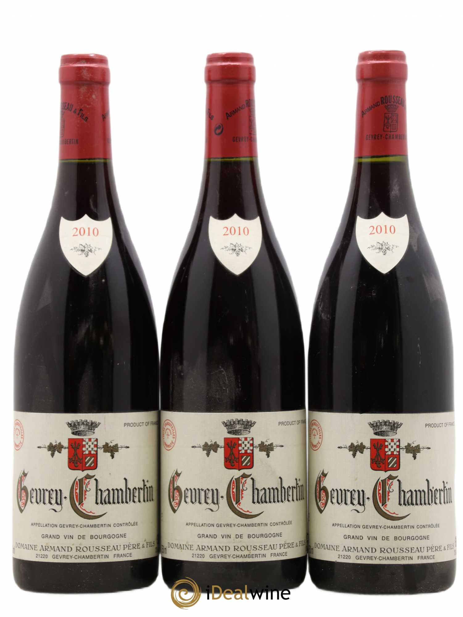 Gevrey-Chambertin Armand Rousseau (Domaine) 2010 - Lot de 3 bouteilles - 0