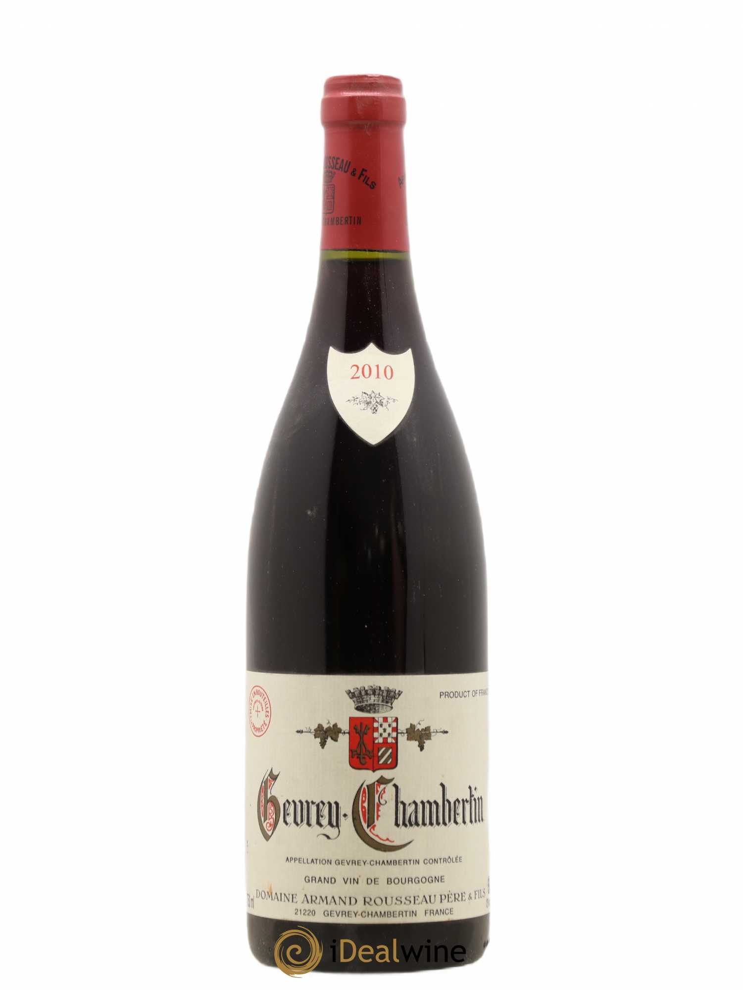 Gevrey-Chambertin Armand Rousseau (Domaine) 2010 - Lot de 1 bouteille - 0