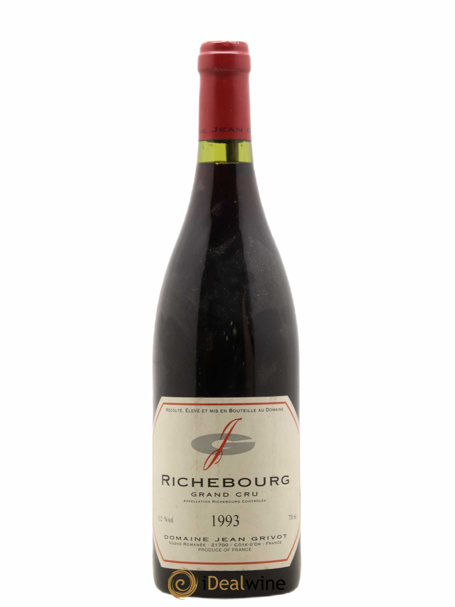 Richebourg Grand Cru Jean Grivot 1993 - Lot de 1 bouteille - 0