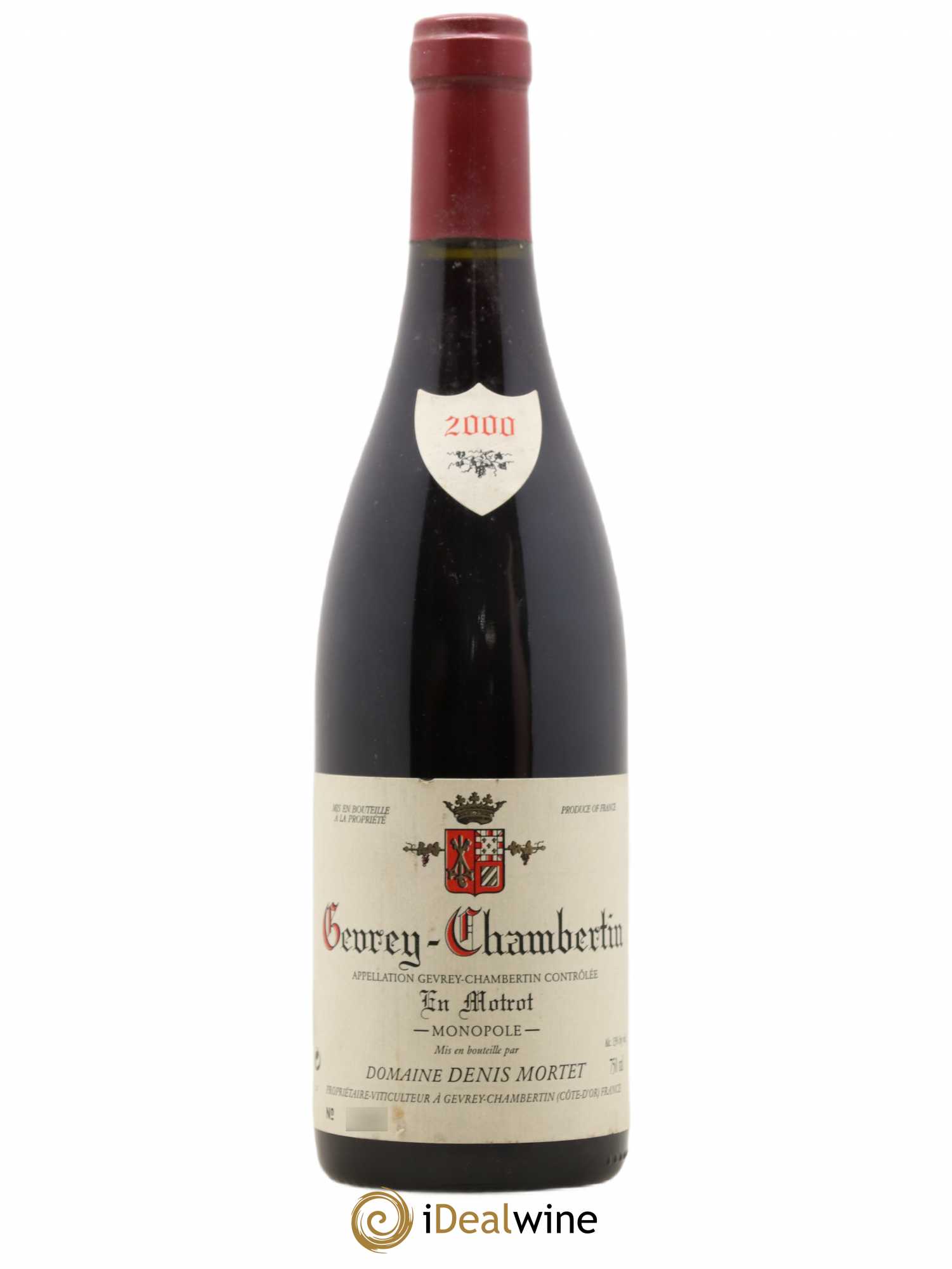 Gevrey-Chambertin En Motrot Denis Mortet (Domaine) 2000 - Lot de 1 bouteille - 0