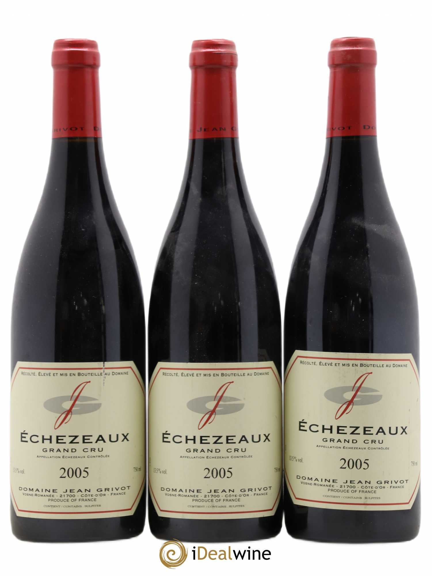 Echezeaux Grand Cru Jean Grivot 2005 - Lot de 3 bouteilles - 0
