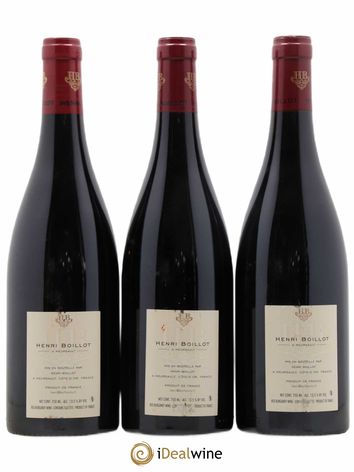 Bonnes-Mares Grand Cru Henri Boillot (Domaine) 2009 - Lot de 3 bouteilles - 1