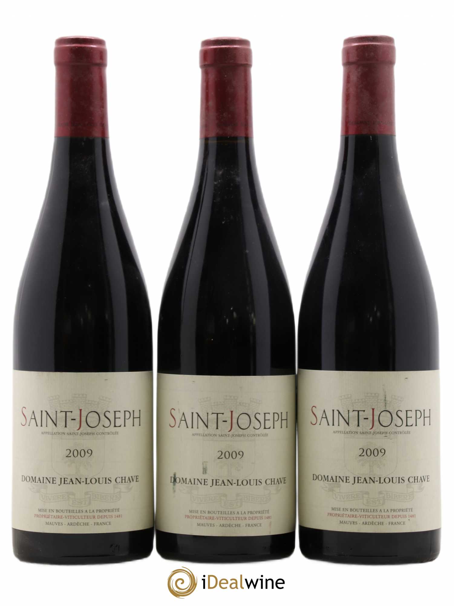 Saint-Joseph Jean-Louis Chave 2009 - Lot de 3 bouteilles - 0
