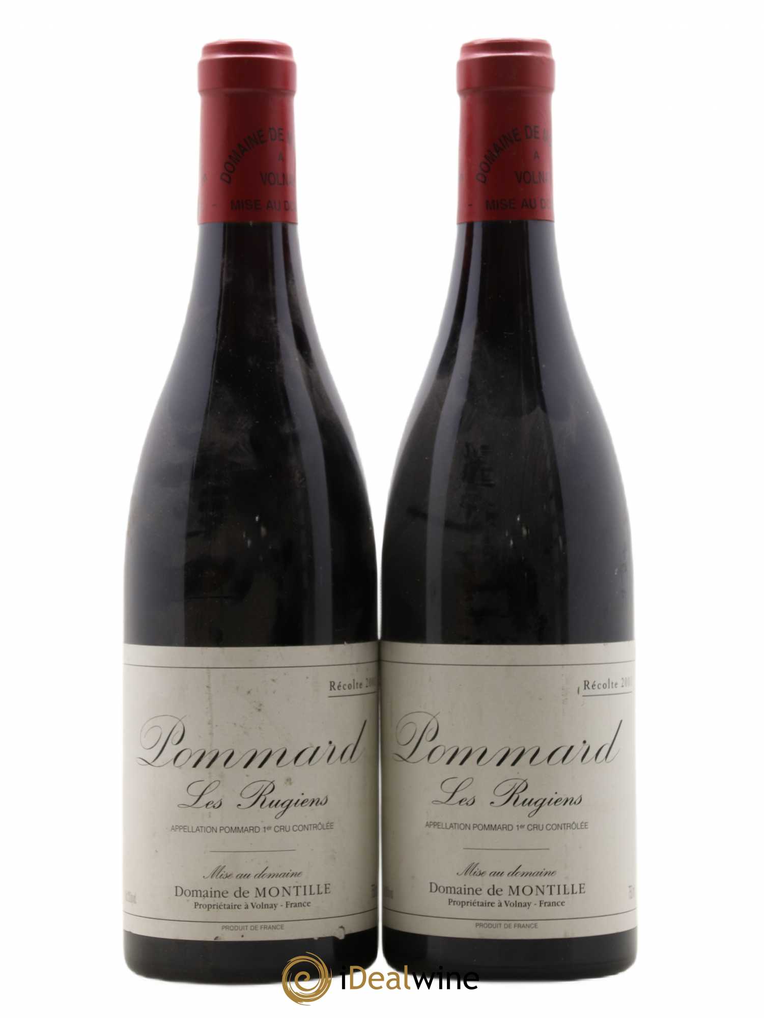 Pommard 1er Cru Les Rugiens De Montille (Domaine) 2001 - Lot de 2 bouteilles - 0