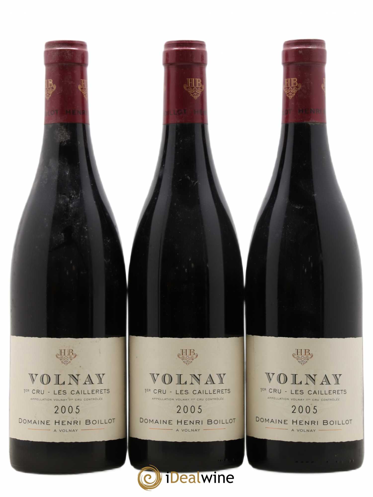 Volnay 1er Cru Les Caillerets Henri Boillot (Domaine) 2005 - Lot de 3 bouteilles - 0