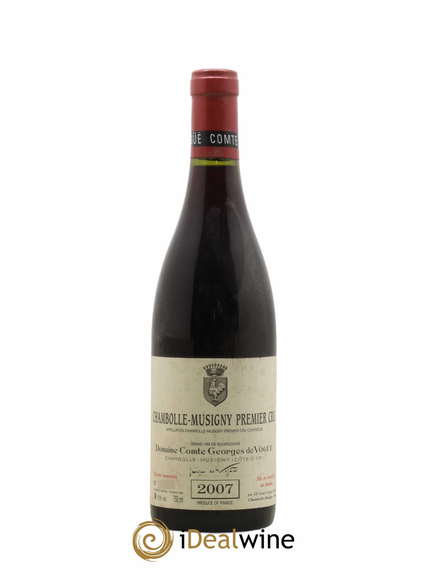 Chambolle-Musigny 1er Cru Comte Georges de Vogüé 2007 - Lot de 1 bouteille - 0