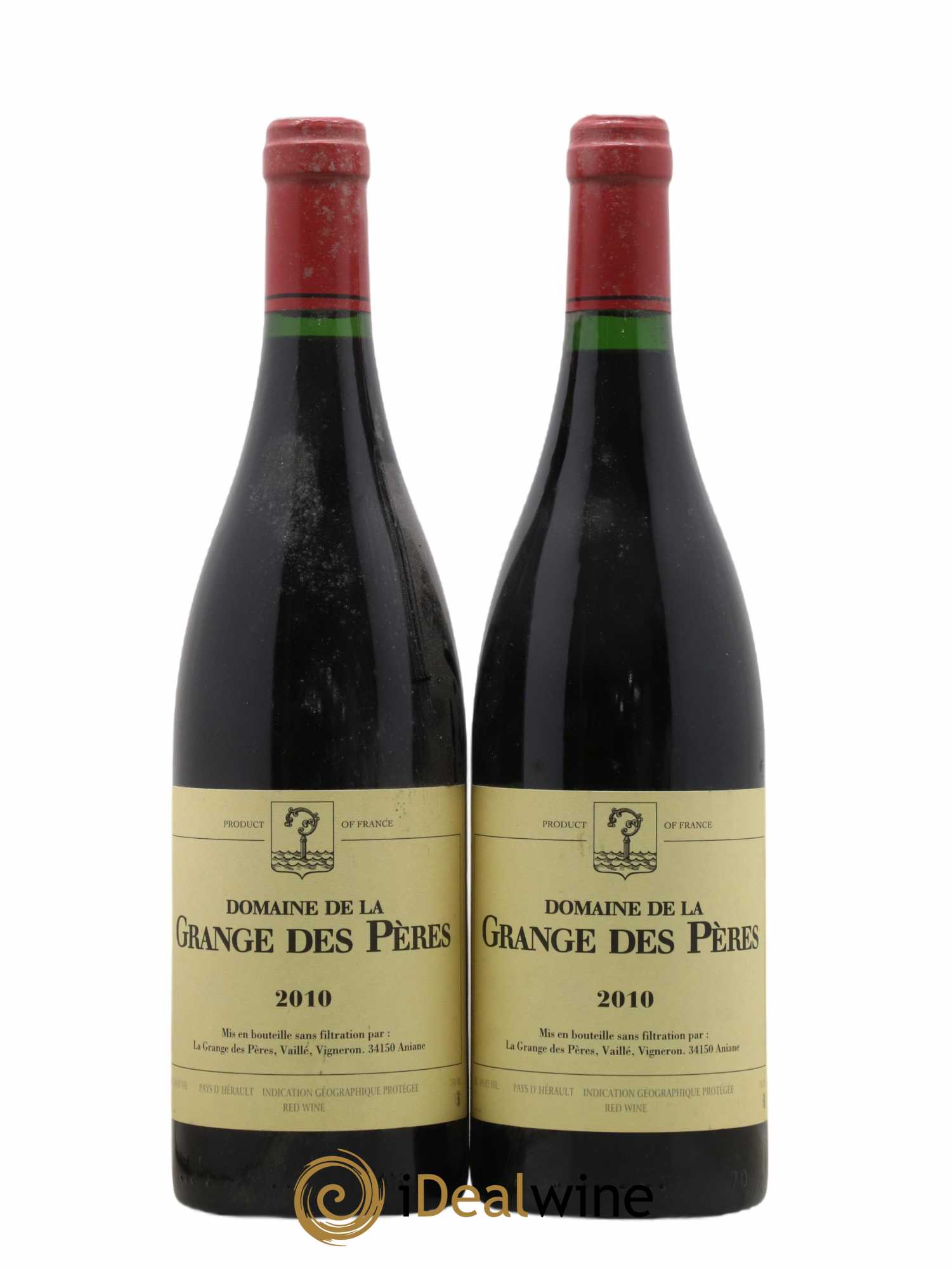 Pays d'Hérault Grange des Pères Laurent Vaillé 2010 - Lot de 2 bouteilles - 0