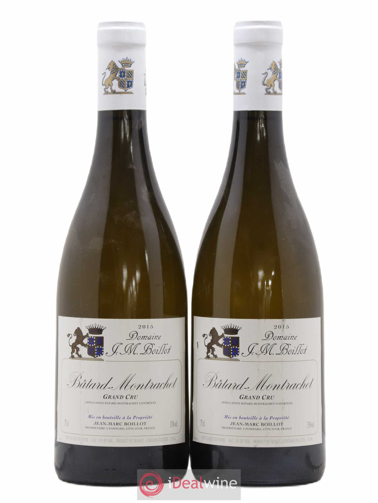 Bâtard-Montrachet Grand Cru Jean-Marc Boillot 2015 - Lot de 2 bouteilles - 0