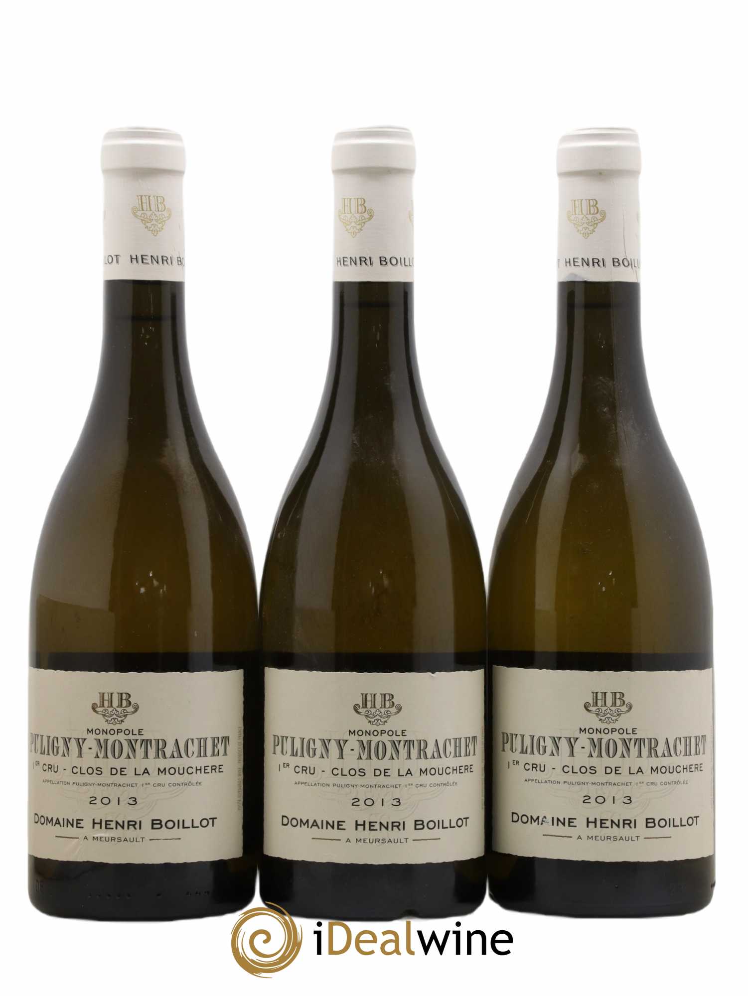 Puligny-Montrachet 1er Cru Clos de la Mouchère Henri Boillot (Domaine) 2013 - Lot de 3 bouteilles - 0
