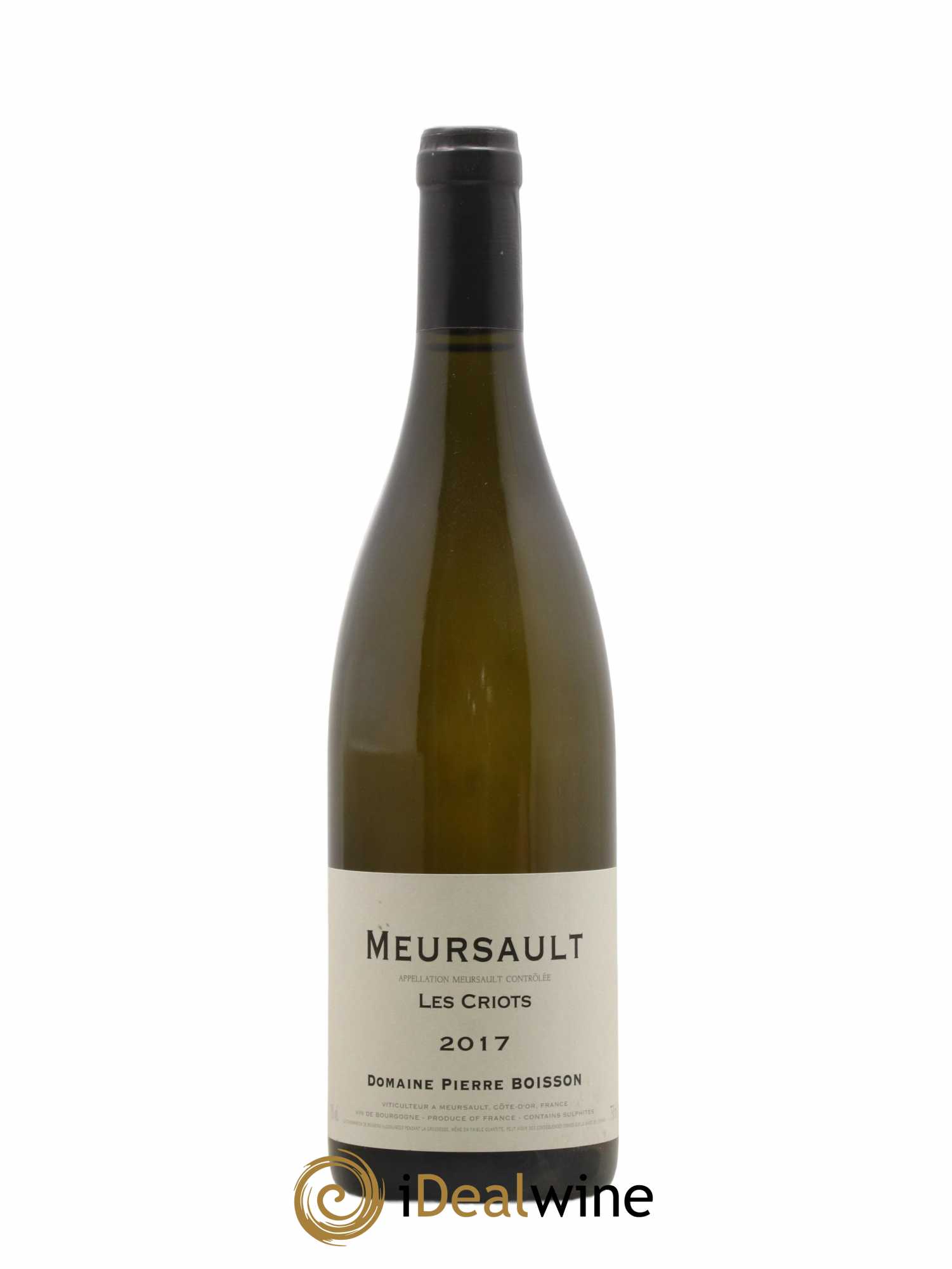 Meursault Les Criots Pierre Boisson (Domaine) 2017 - Lot de 1 bouteille - 0