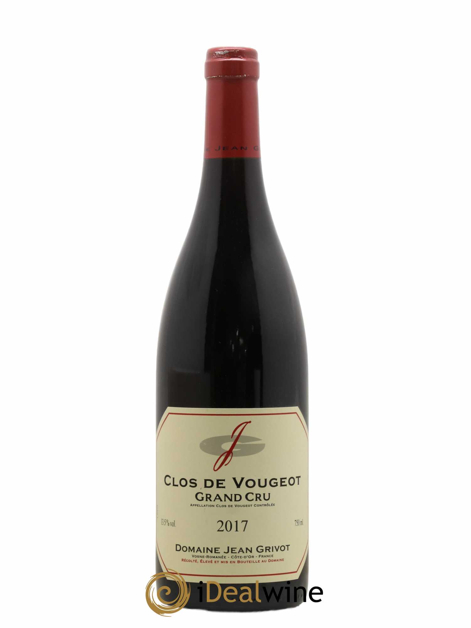 Clos de Vougeot Grand Cru Jean Grivot 2017 - Lot de 1 bouteille - 0