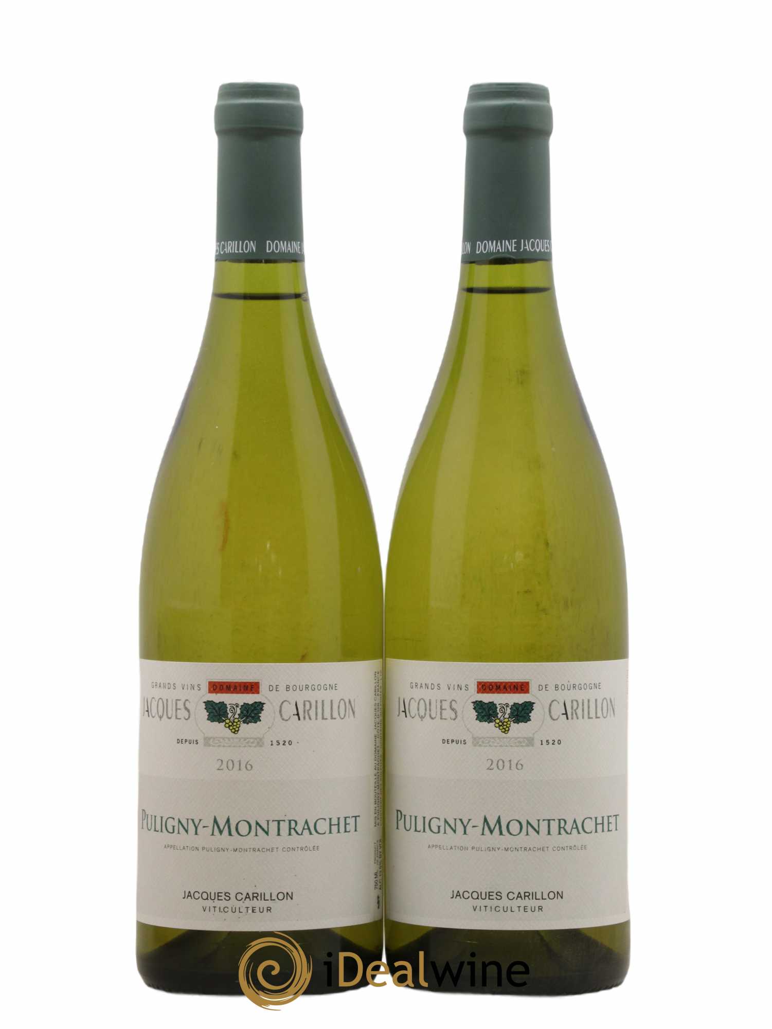 Puligny-Montrachet Jacques Carillon (Domaine) 2016 - Lot de 2 bouteilles - 0