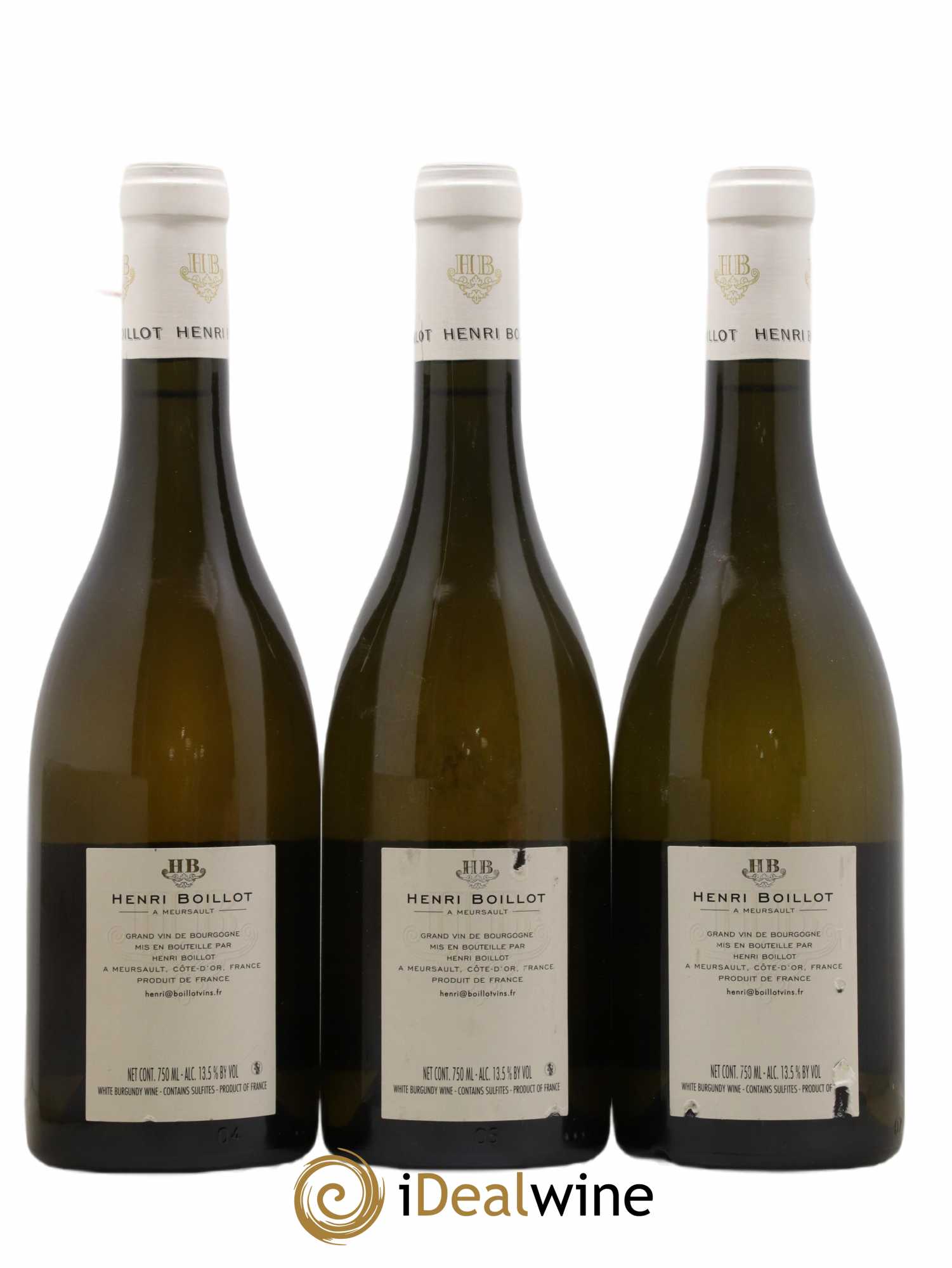 Meursault 1er Cru Les Genevrières Henri Boillot (Domaine) 2013 - Lot de 3 bouteilles - 1