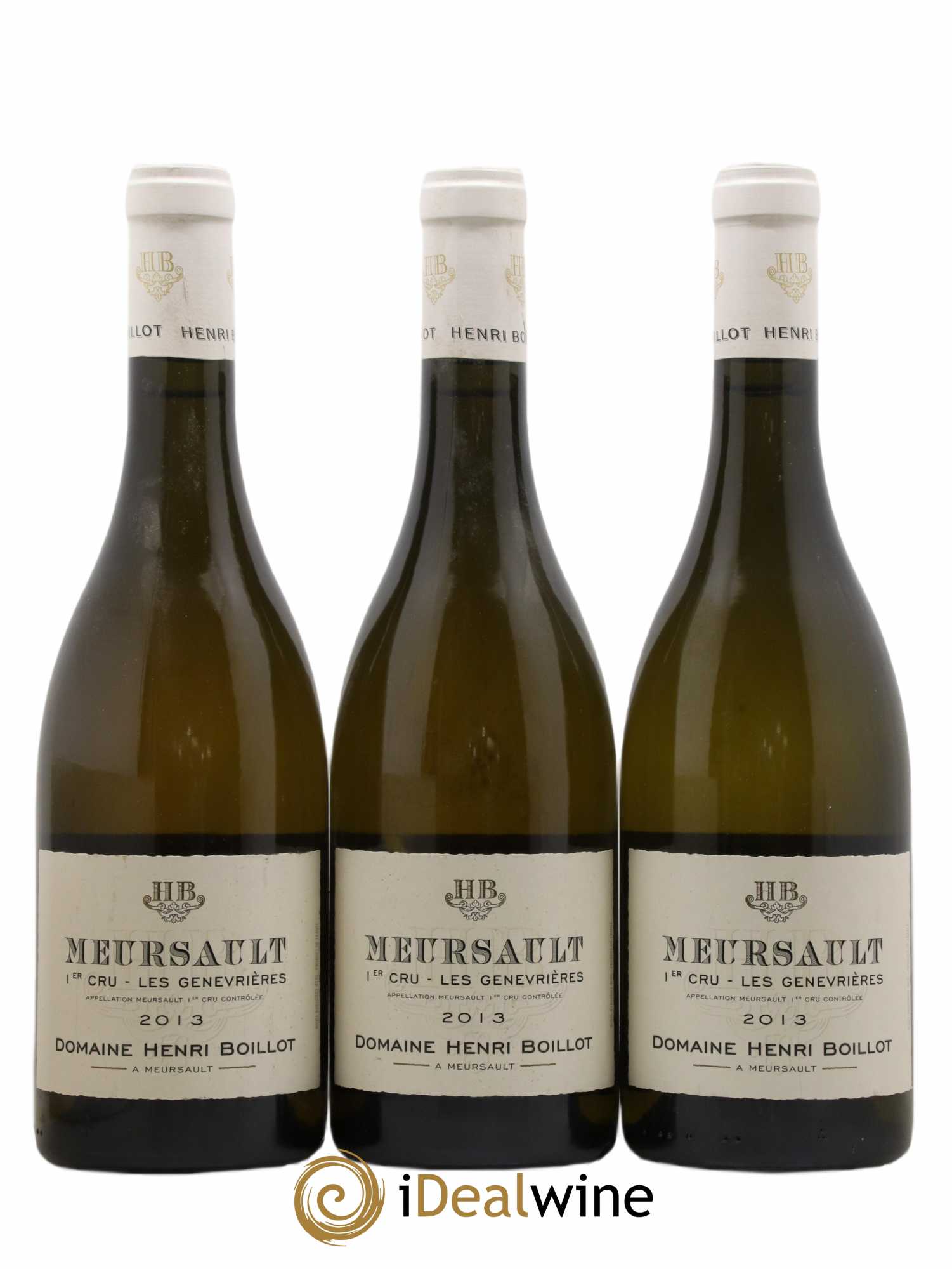 Meursault 1er Cru Les Genevrières Henri Boillot (Domaine) 2013 - Lot de 3 bouteilles - 0