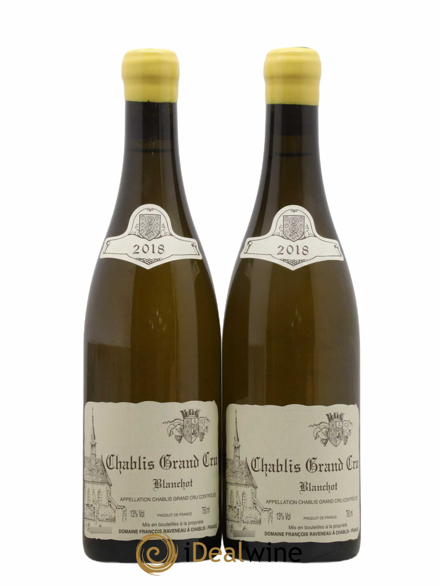 Chablis Grand Cru Blanchot Raveneau (Domaine) 2018 - Lot de 2 bouteilles - 0