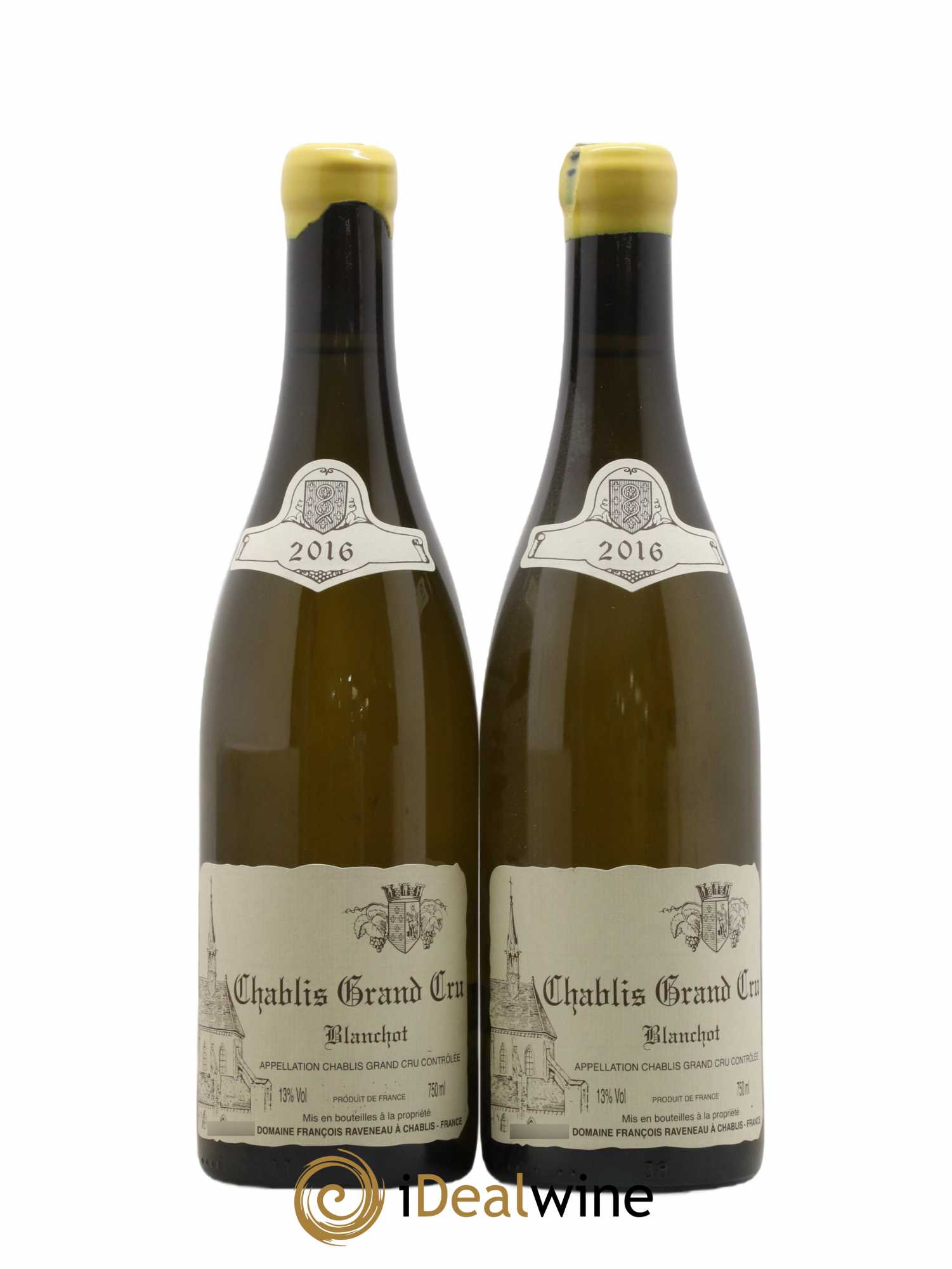 Chablis Grand Cru Blanchot Raveneau (Domaine) 2016 - Lot de 2 bouteilles - 0