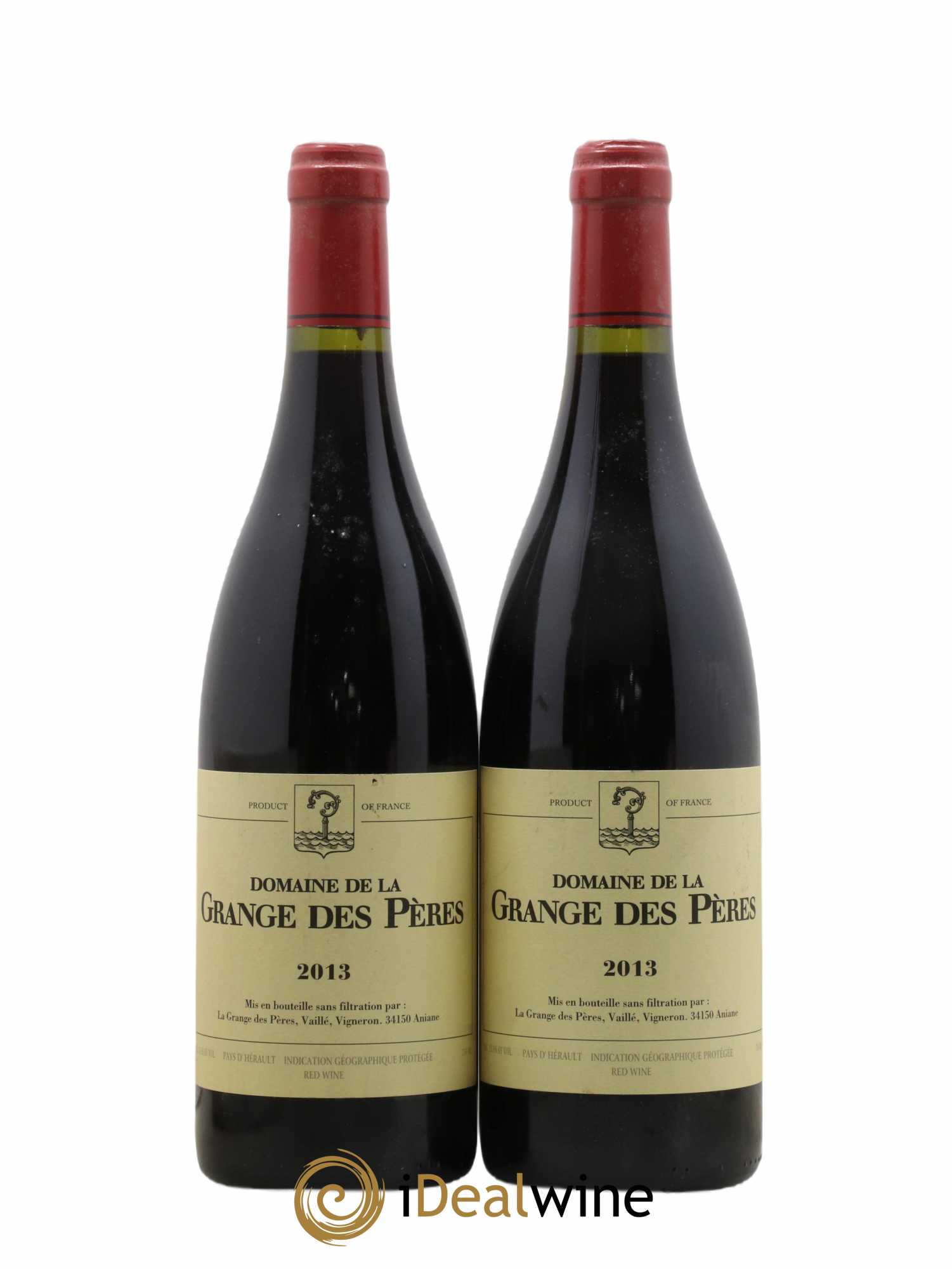 Pays d'Hérault Grange des Pères Laurent Vaillé 2013 - Lot de 2 bouteilles - 0