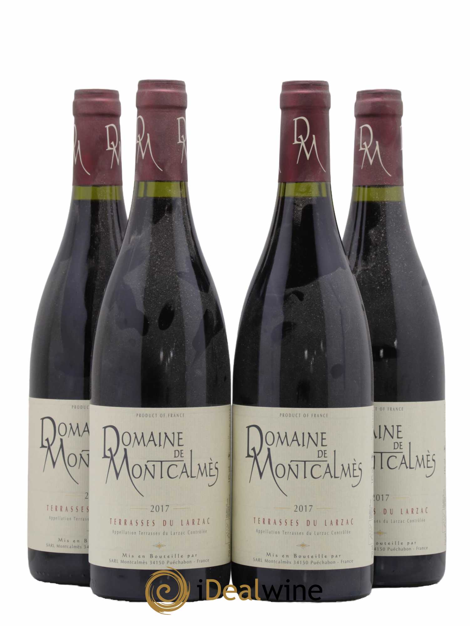 Coteaux du Languedoc Domaine de Montcalmès Frédéric Pourtalié 2017 - Lot de 4 bouteilles - 0