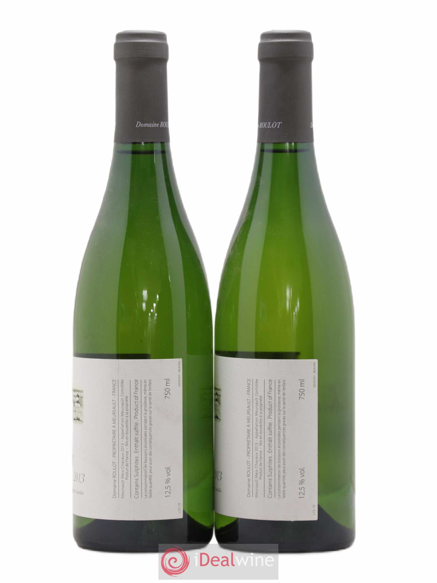 Meursault Meix Chavaux Roulot (Domaine) 2013 - Lot de 2 bouteilles - 1