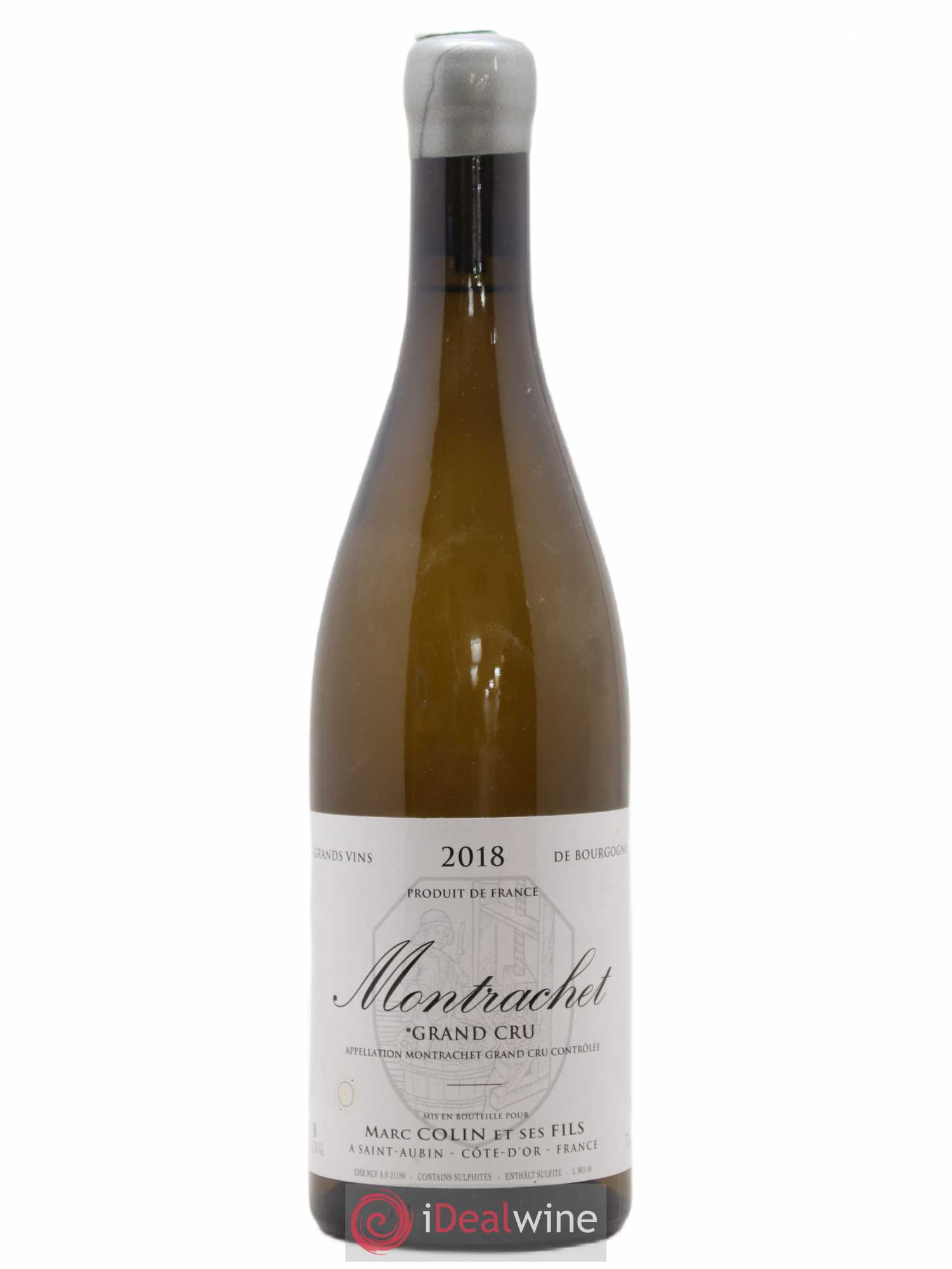 Montrachet Grand Cru Marc Colin & Fils 2018 - Lot de 1 bouteille - 0