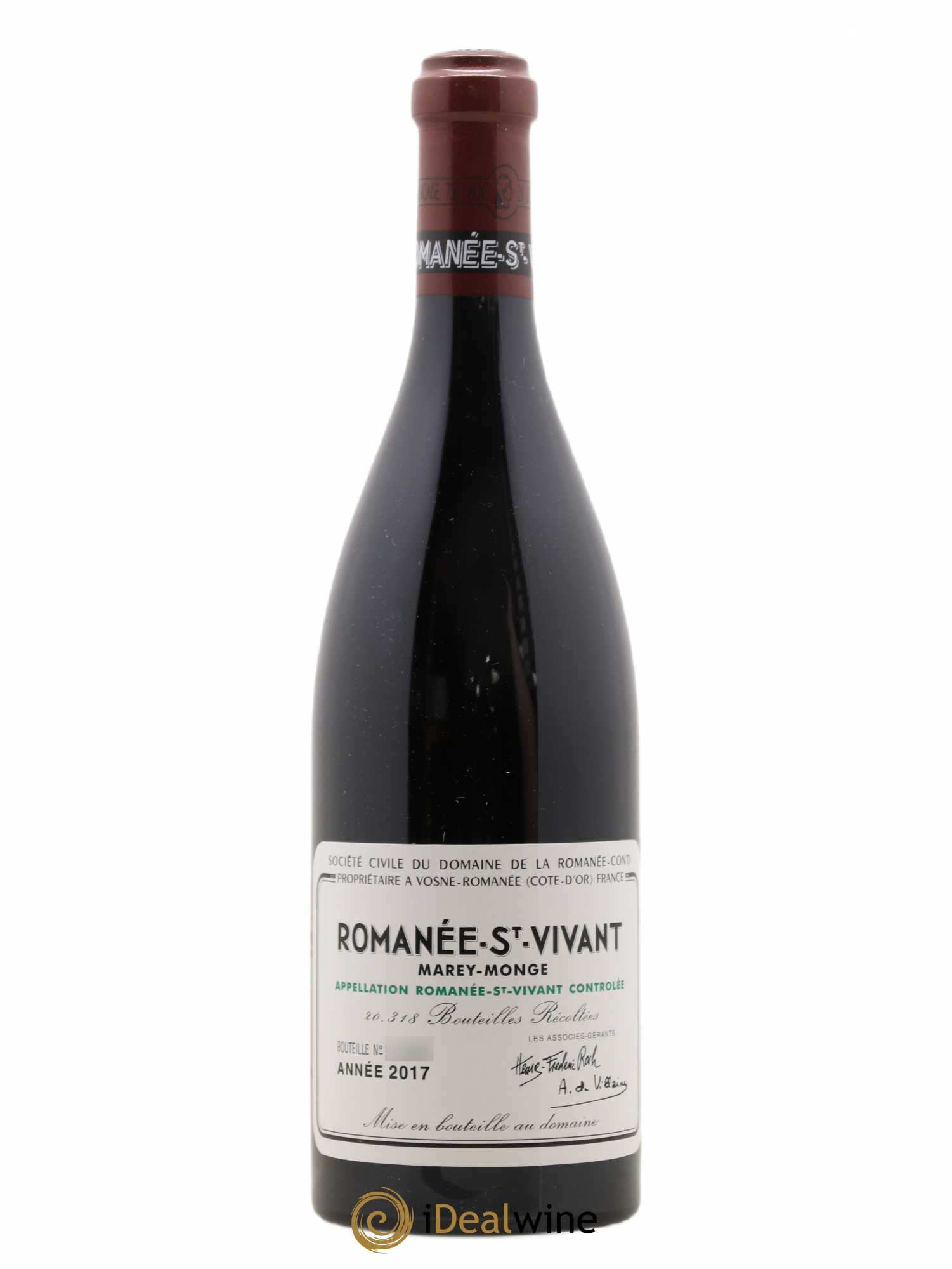 Romanée-Saint-Vivant Grand Cru Domaine de la Romanée-Conti 2017 - Lot de 1 bouteille - 0
