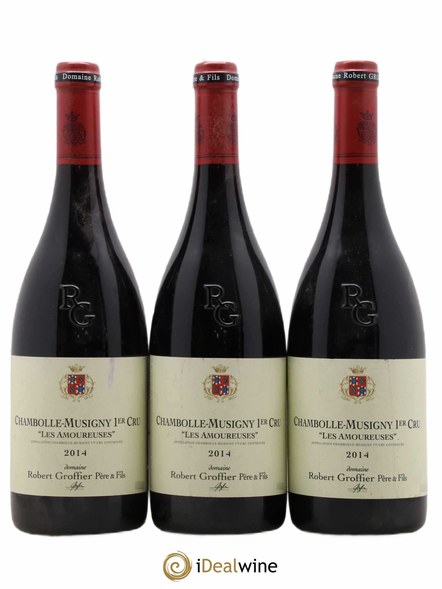 Chambolle-Musigny 1er Cru Les Amoureuses Robert Groffier Père & Fils (Domaine) 2014 - Lot de 3 bouteilles - 0