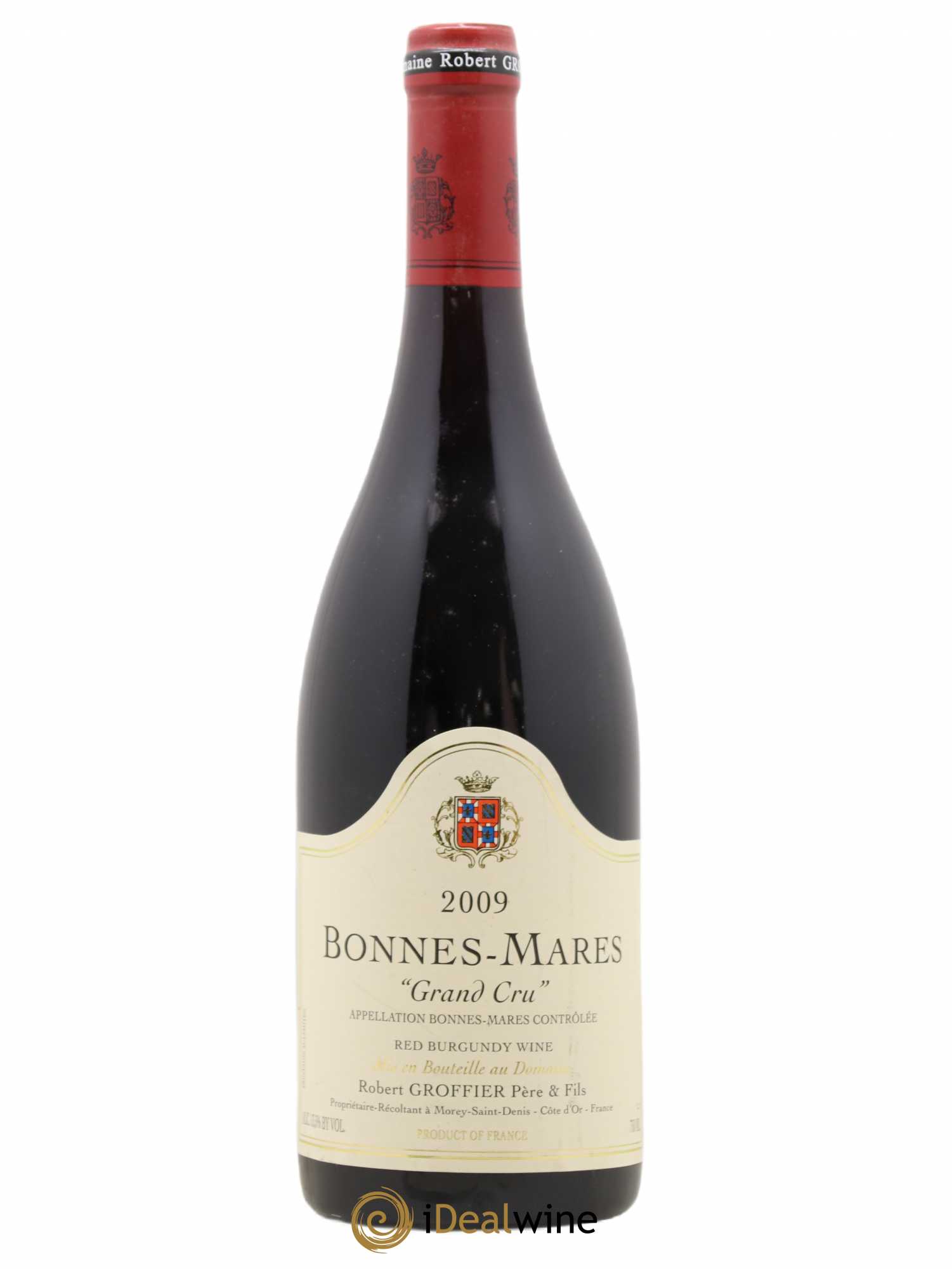 Bonnes-Mares Grand Cru Robert Groffier Père & Fils (Domaine) 2009 - Lot de 1 bouteille - 0