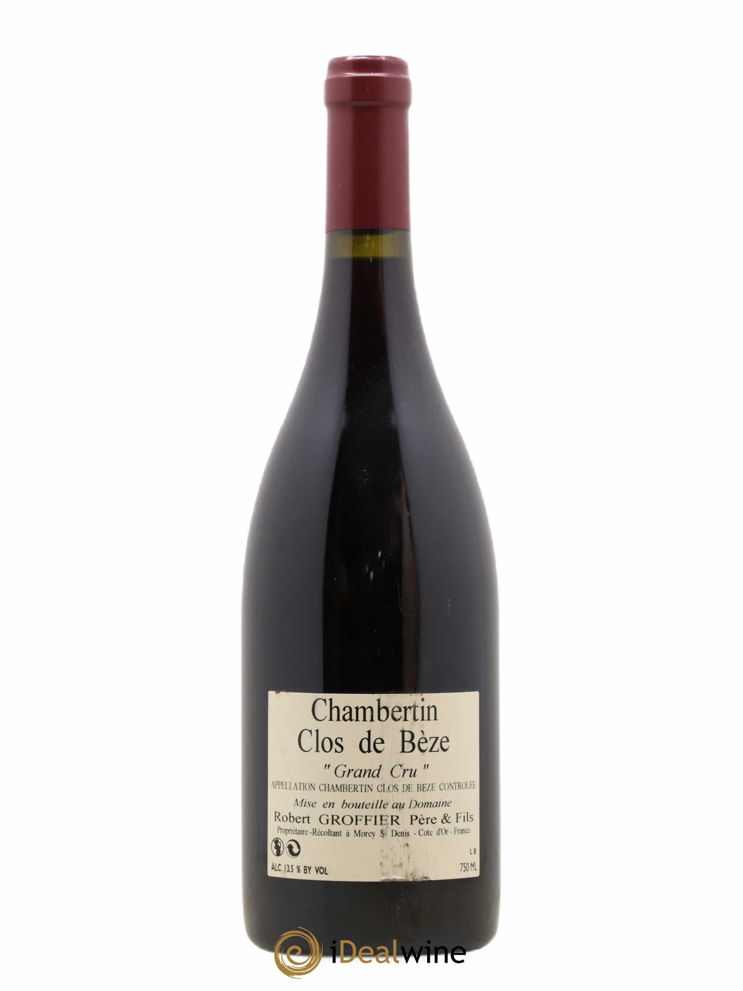Chambertin Clos de Bèze Grand Cru Robert Groffier Père & Fils (Domaine) 2007 - Lot de 1 bouteille - 1