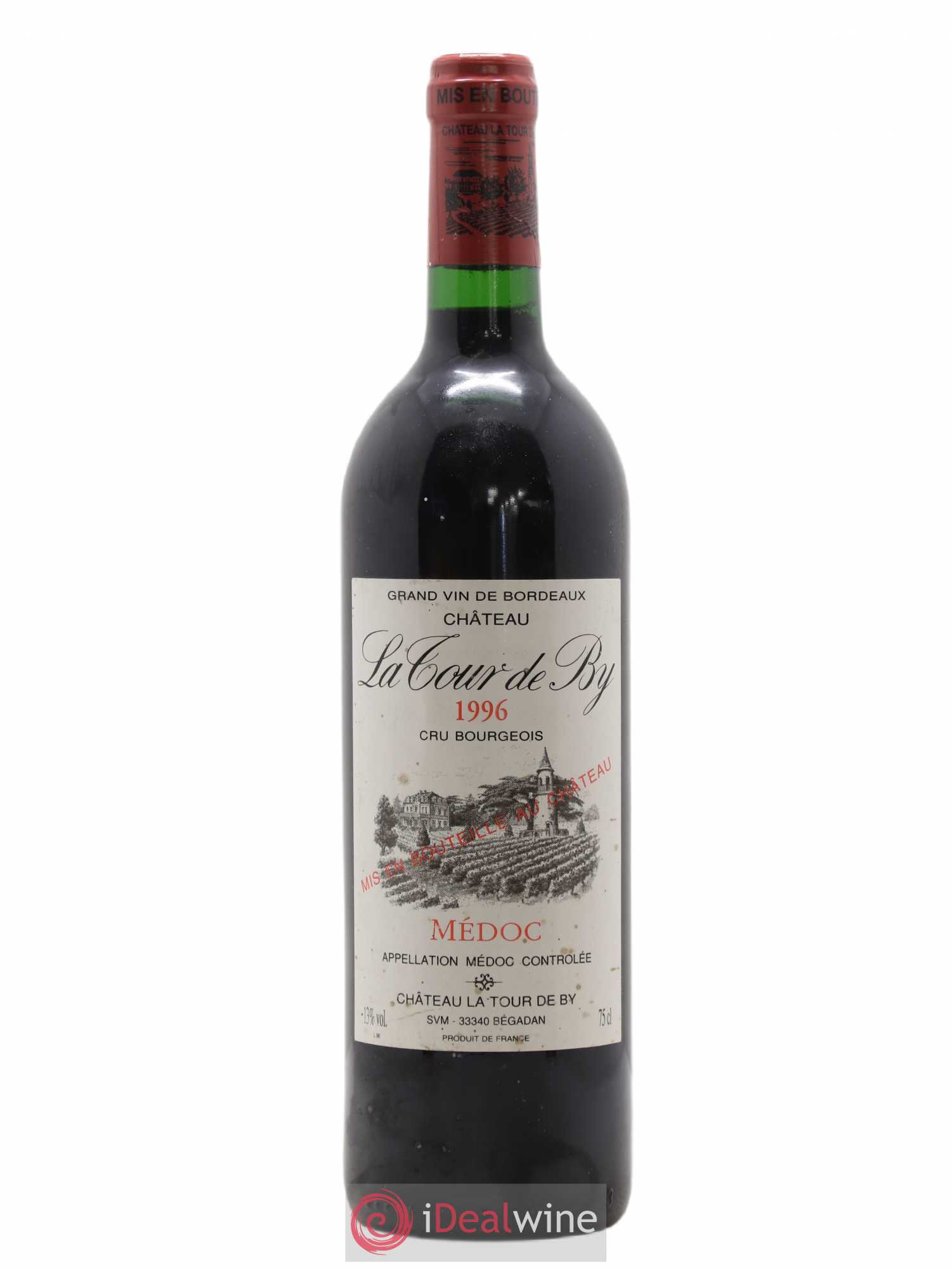 Château La Tour de By Cru Bourgeois 1996 - Lot de 1 bouteille - 0