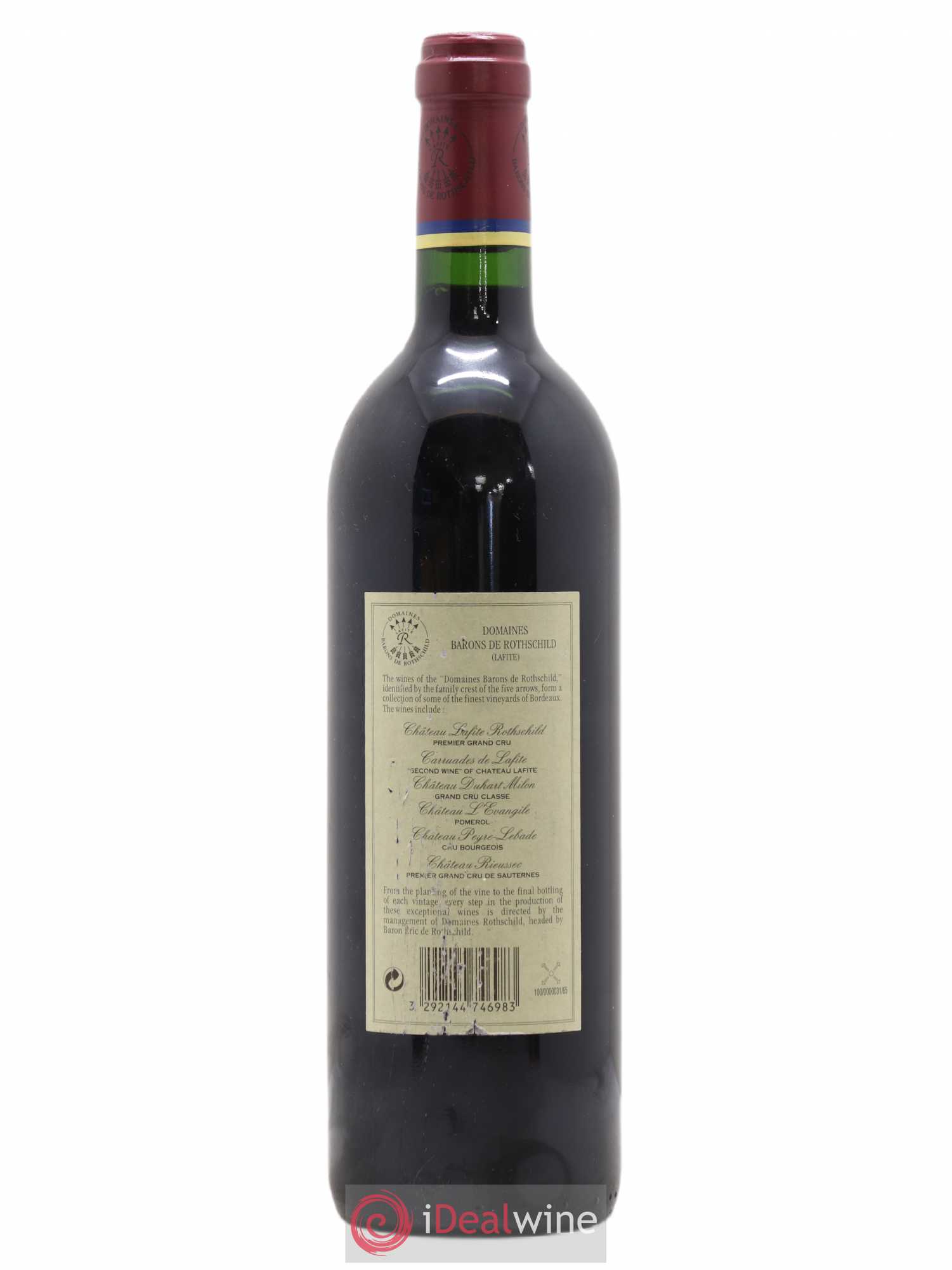 Carruades de Lafite Rothschild Second Vin 1998 - Lot de 1 bouteille - 1