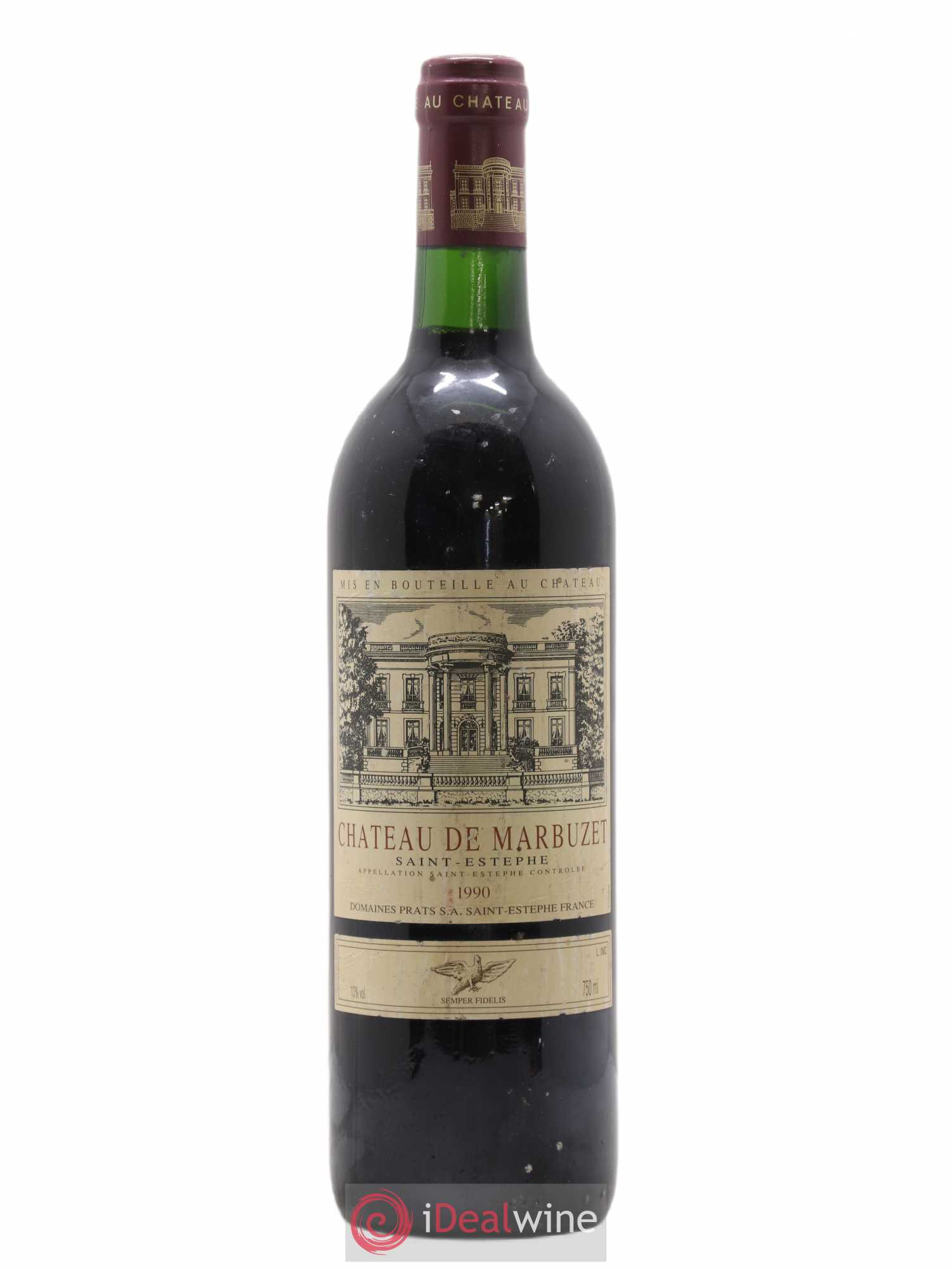 Château de Marbuzet Cru Bourgeois 1990 - Lot de 1 bouteille - 0