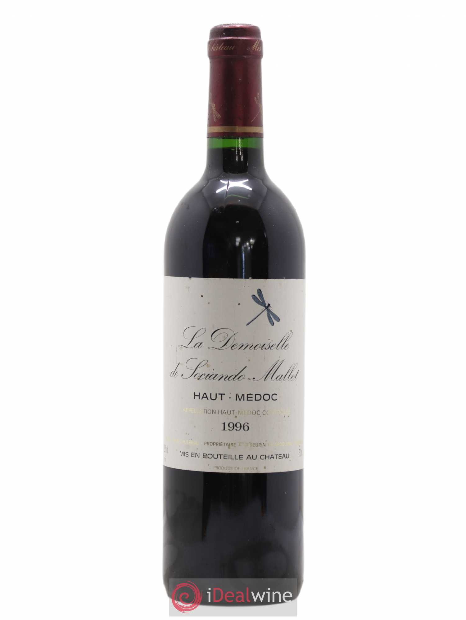 Demoiselle de Sociando Mallet Second Vin 1996 - Lot de 1 bouteille - 0
