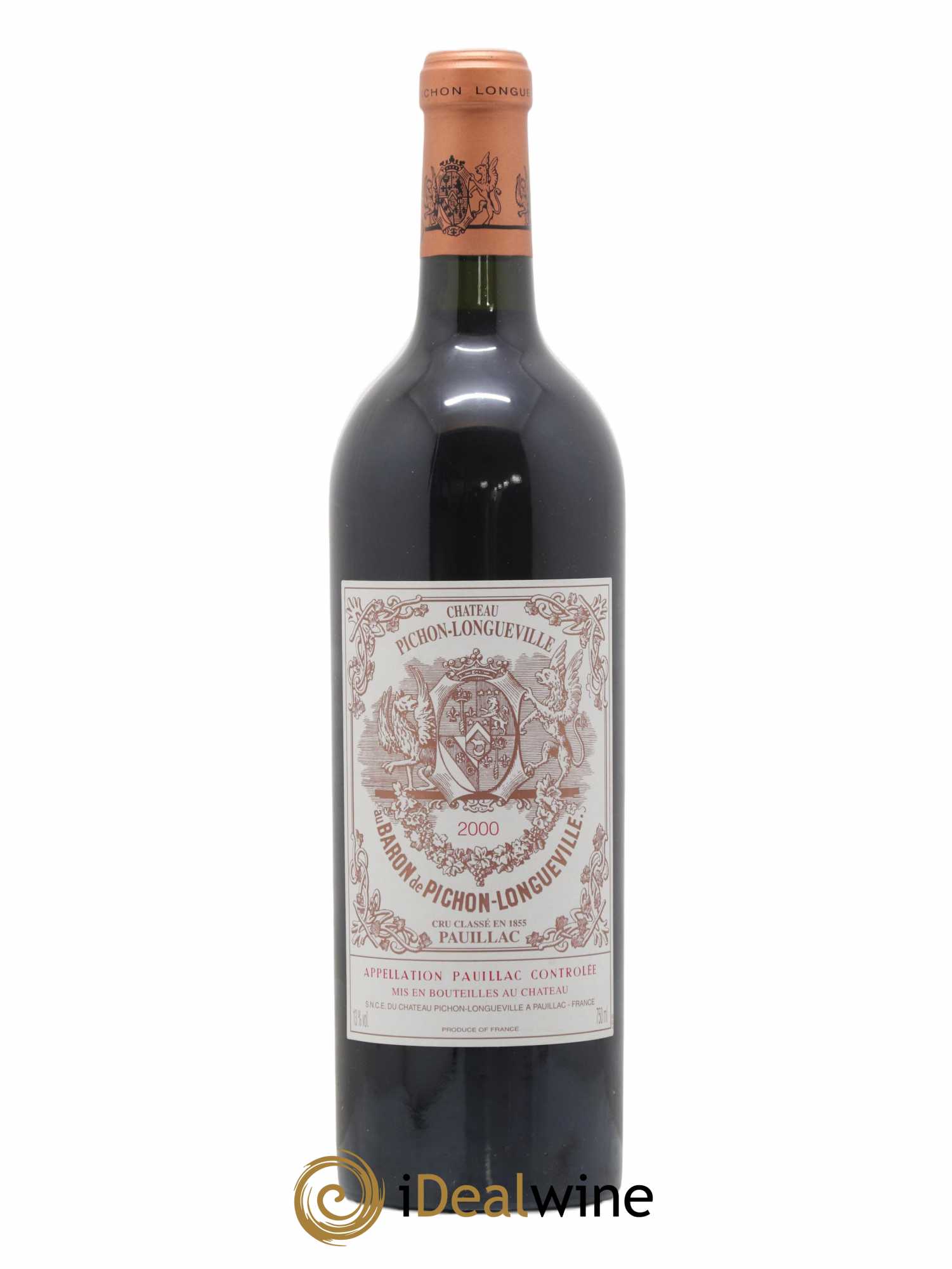 Pichon Longueville Baron 2ème Grand Cru Classé 2000 - Lot de 1 bouteille - 0