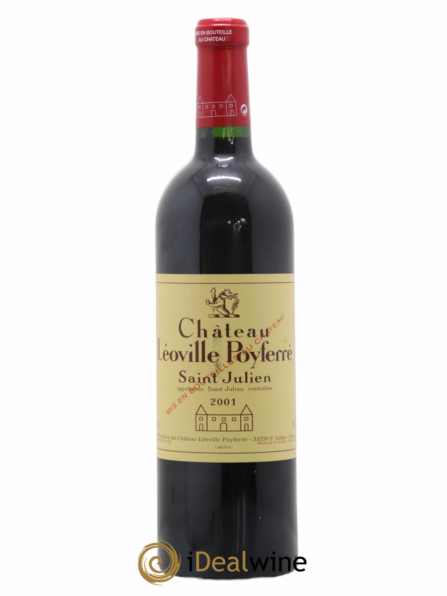 Château Léoville Poyferré 2ème Grand Cru Classé 2001 - Lot de 1 bouteille - 0