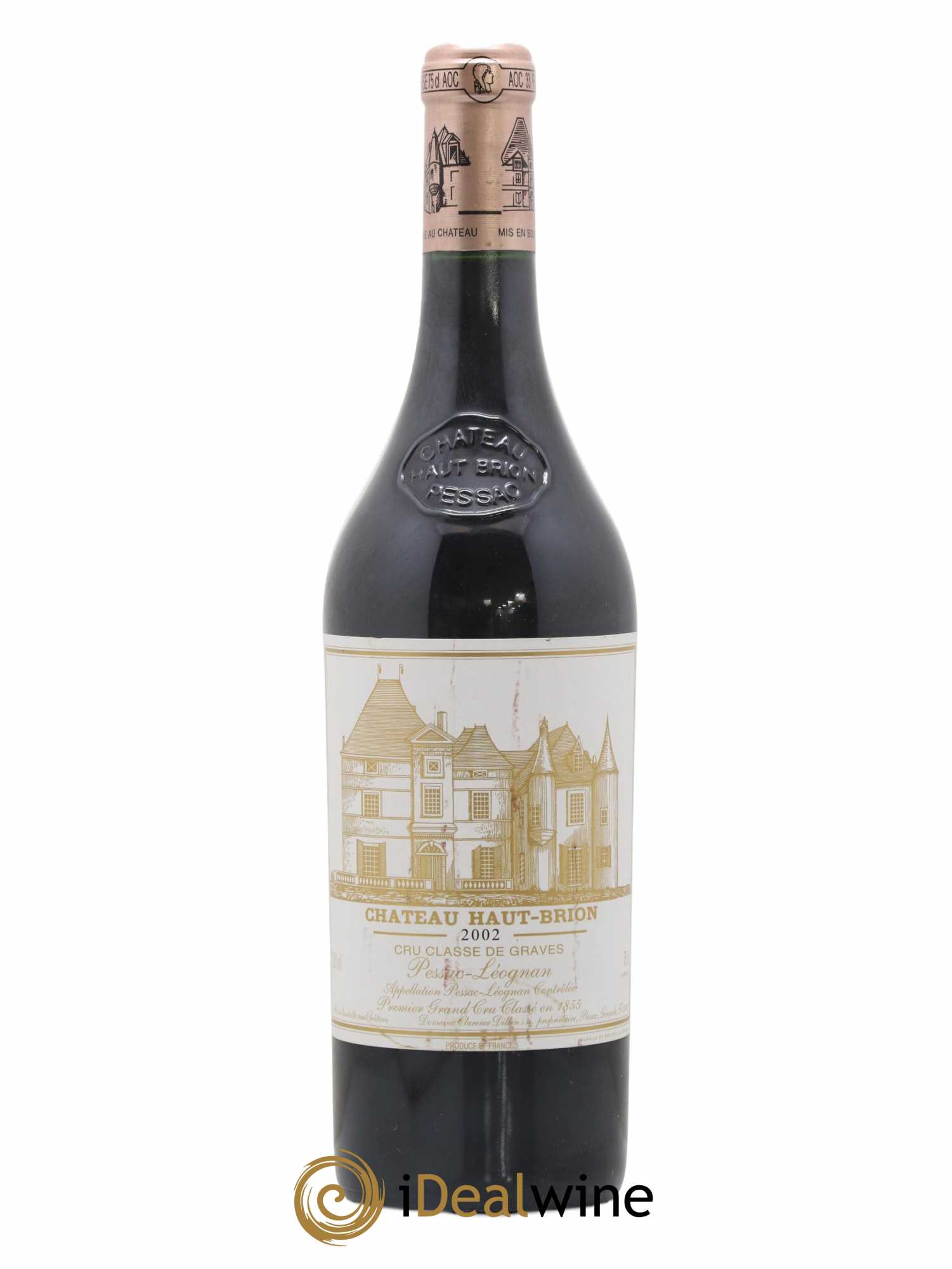 Château Haut Brion 1er Grand Cru Classé 2002 - Lot de 1 bouteille - 0